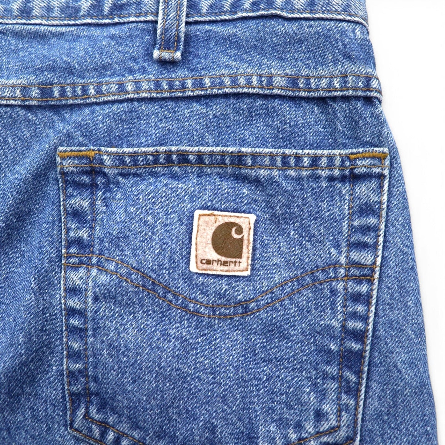 Carhartt リラックスフィット バギー テーパード デニムパンツ L インディゴ ブルー RELAXED FIT B13 STW メキシコ製