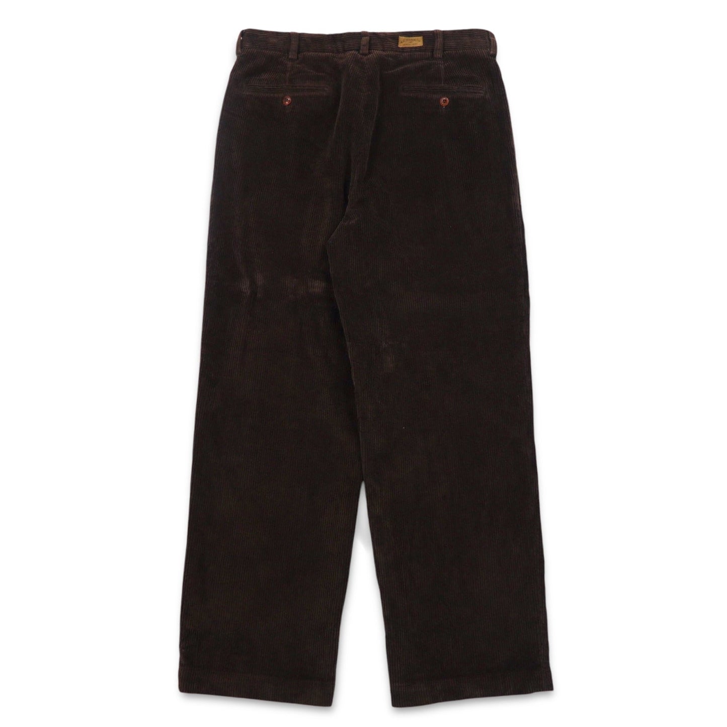 C.C.FILSON タック ワイド コーデュロイパンツ L ブラウン コットン