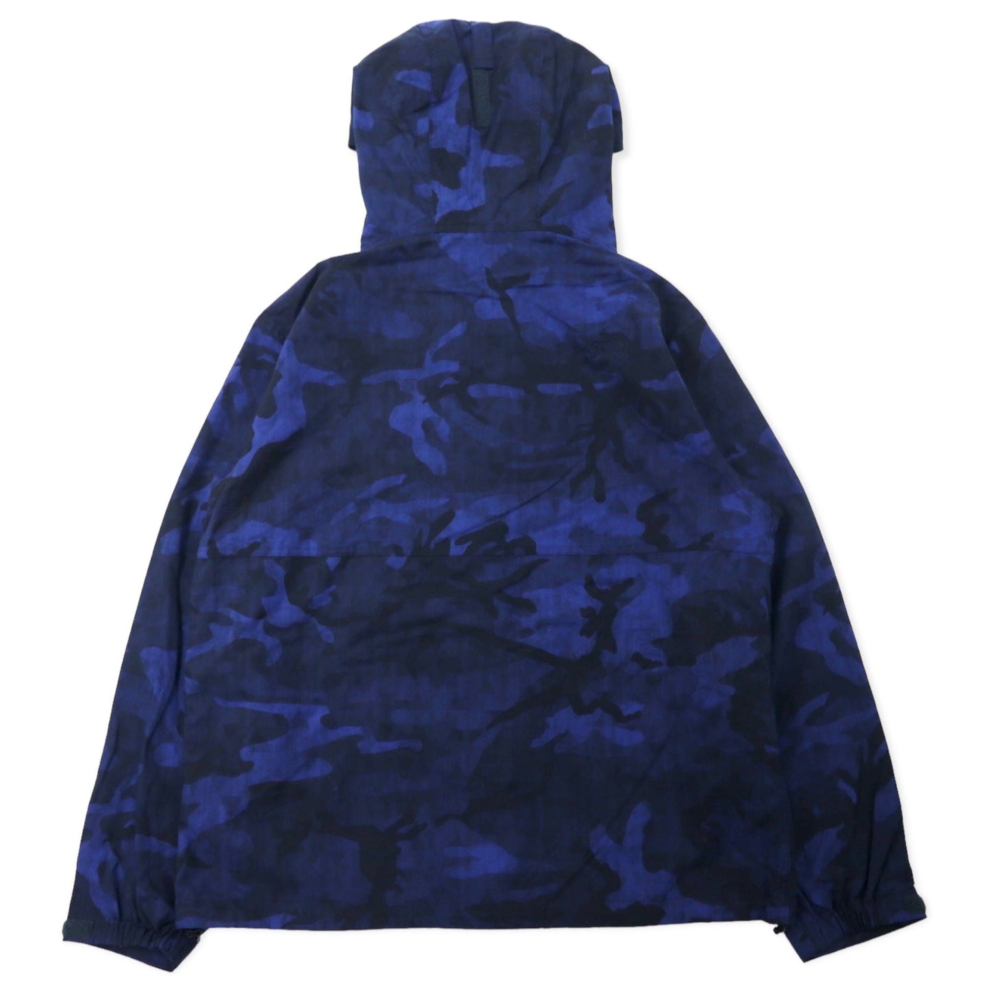 THE NORTH FACE ノベルティ コンパクト ジャケット L ブルー ナイロン カモフラ 撥水加工 Novelty Compact Jacket NP71535