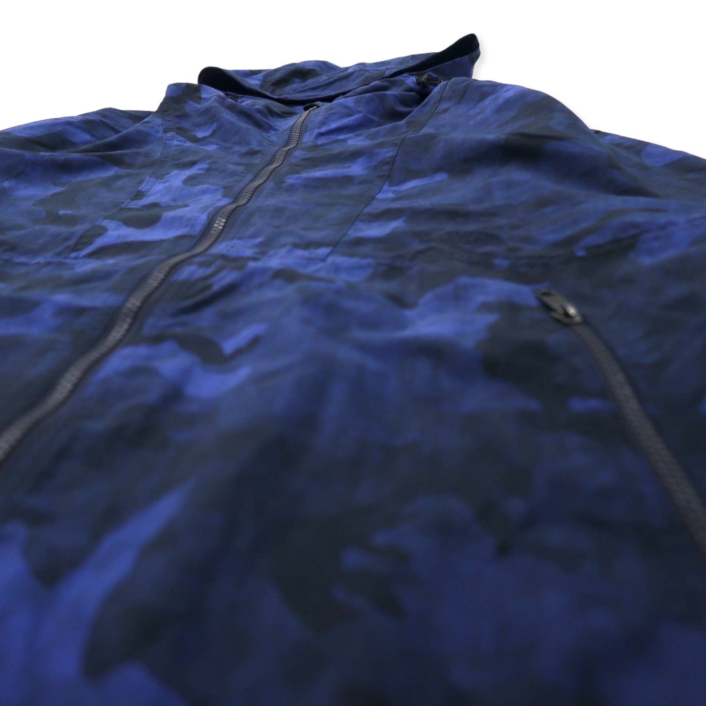 THE NORTH FACE ノベルティ コンパクト ジャケット L ブルー ナイロン カモフラ 撥水加工 Novelty Compact Jacket NP71535