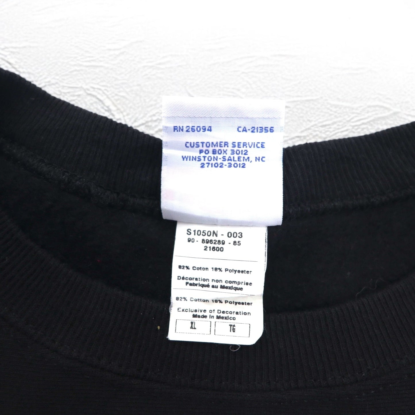 Champion リバースウィーブ REVERSE WEAVE カレッジ スウェット XL ブラック 裏起毛 STAGS LACROSSE 3段プリント メキシコ製