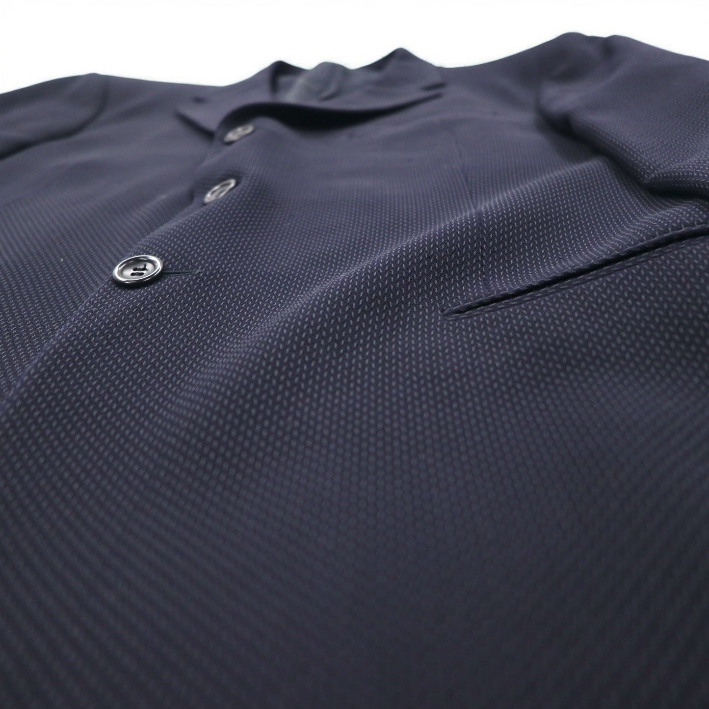 ARMANI COLLEZIONI イタリア製 3B スーツ セットアップ XXL ネイビー ウール