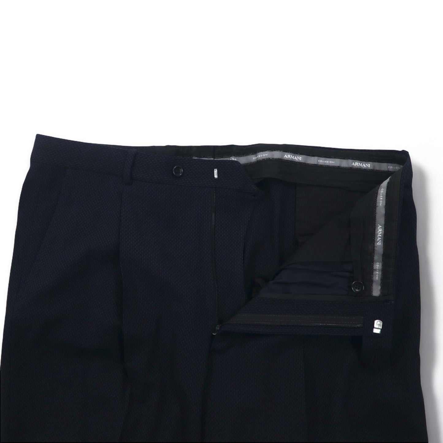 ARMANI COLLEZIONI イタリア製 3B スーツ セットアップ XXL ネイビー ウール