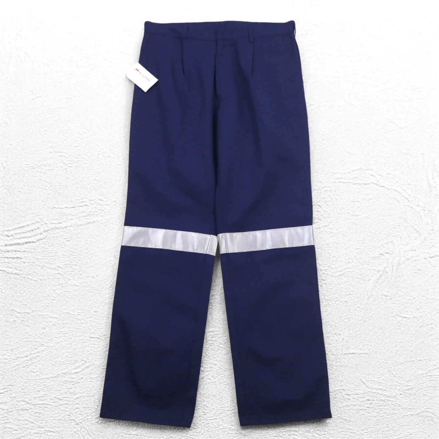 Hard Yakka リフレクター タック ワークパンツ L ネイビー コットン 3M Scotchlite 未使用品