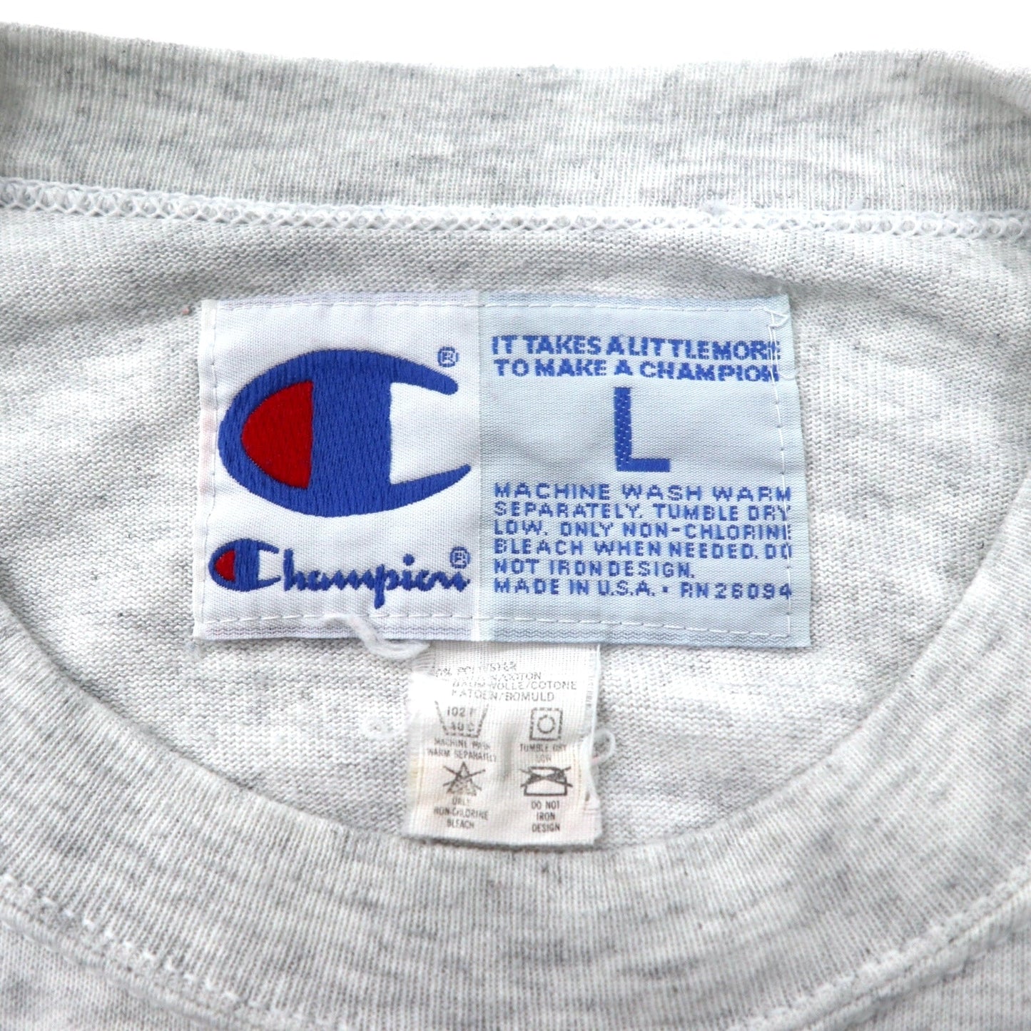 Champion USA製 90年代 カレッジ プリント スウェット L グレー コットン ALBRIGHT COLLEGE