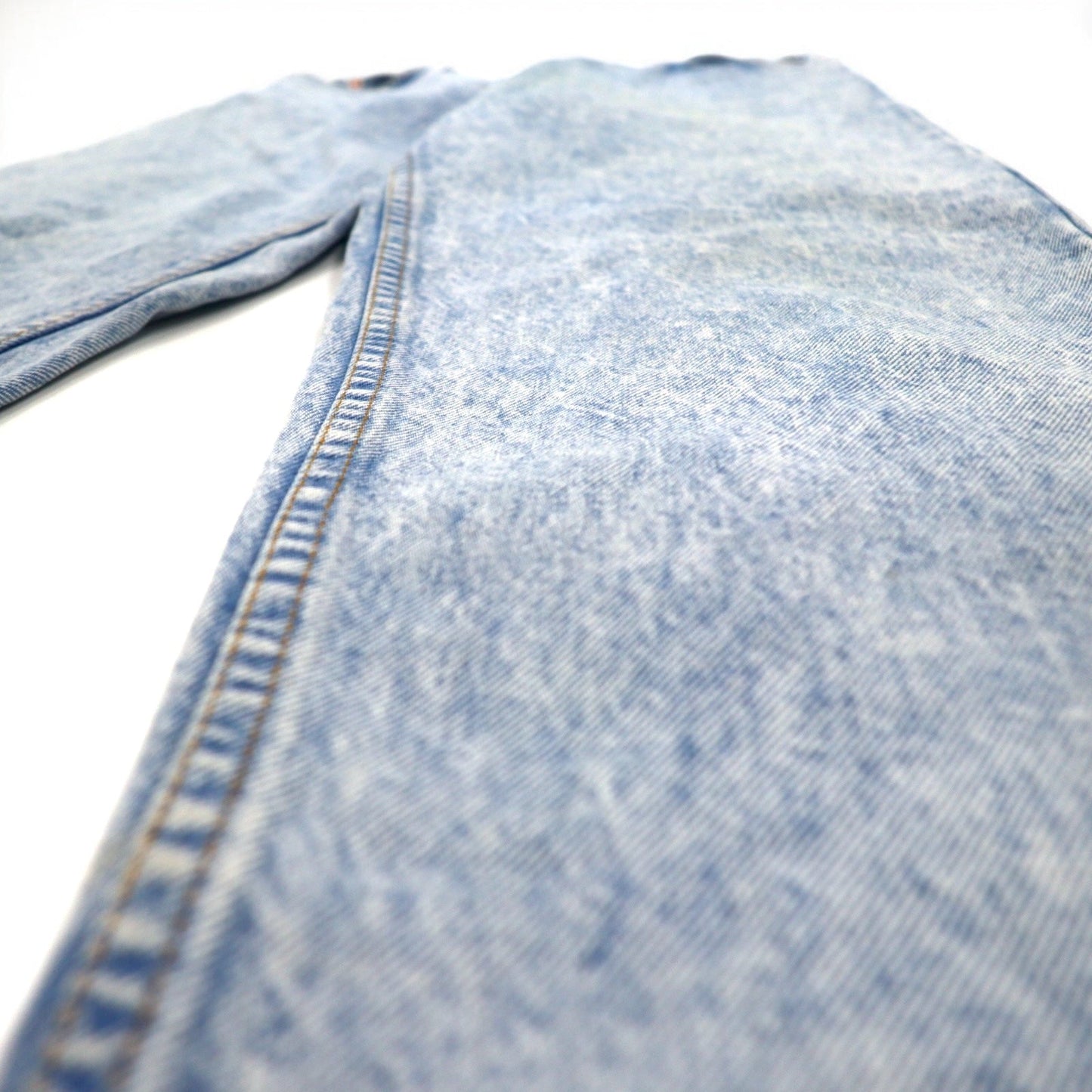 Levi's 90年代 USA製 550 ケミカルウォッシュ テーパード デニムパンツ M ブルー ジッパーフライ リラックスフィット 40550 0218
