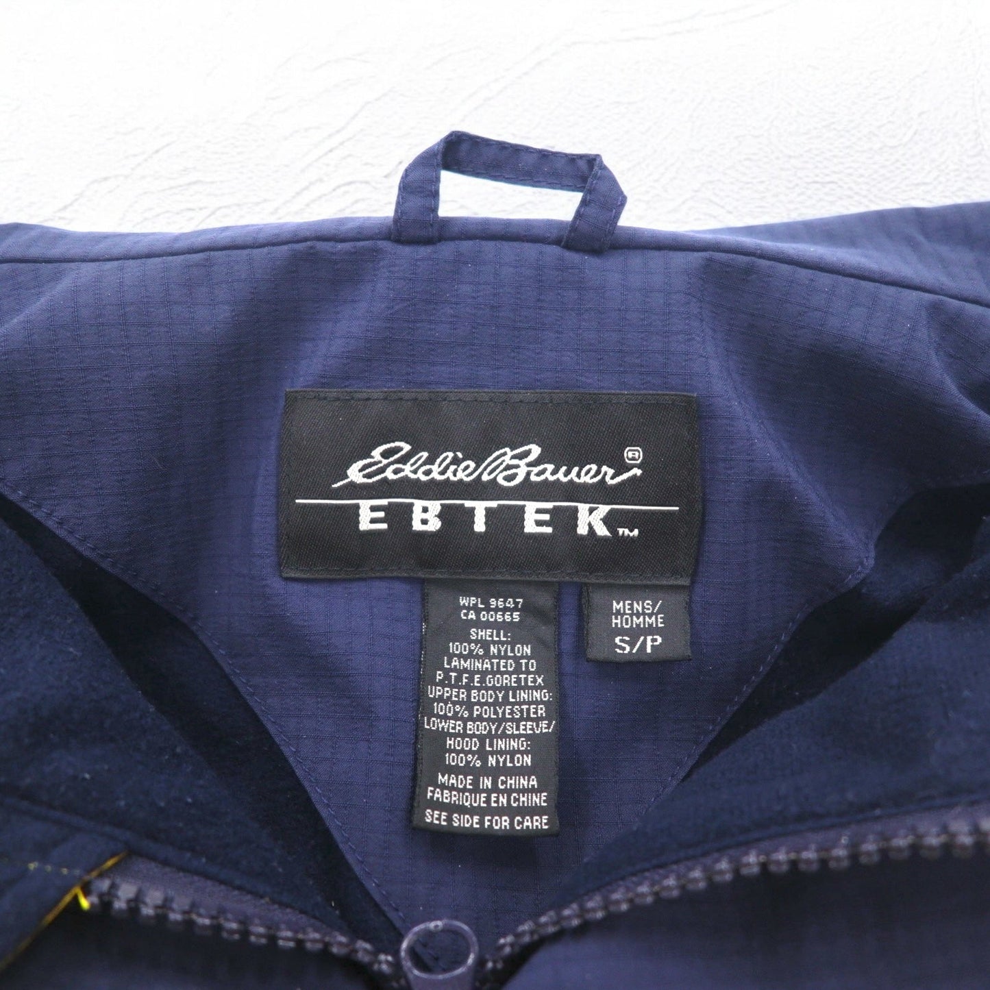 Eddie Bauer 90年代 EBTEK ゴアテックス GORE-TEX マウンテンパーカー L イエロー ドローコード フード着脱式