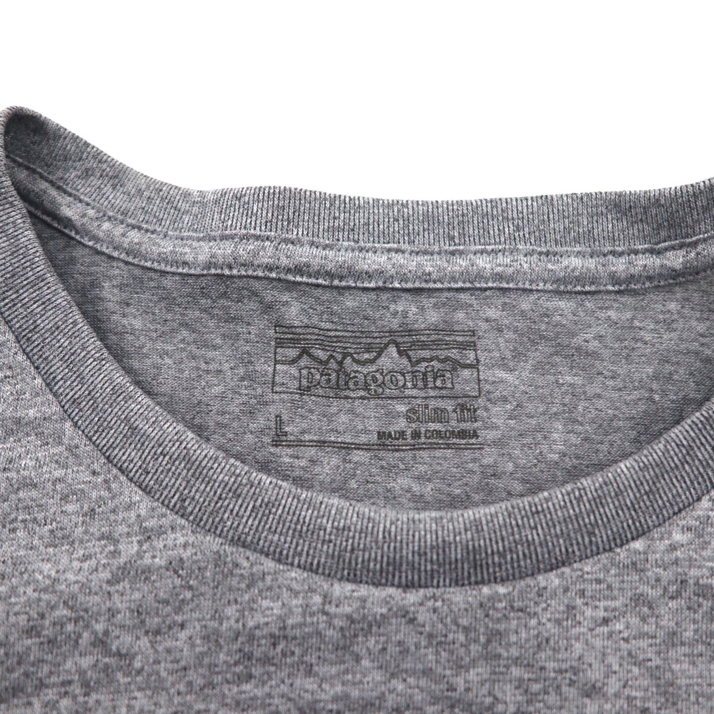 patagonia RESPONSIBLE TEE ポケット Tシャツ L グレー ポリエステル 39114