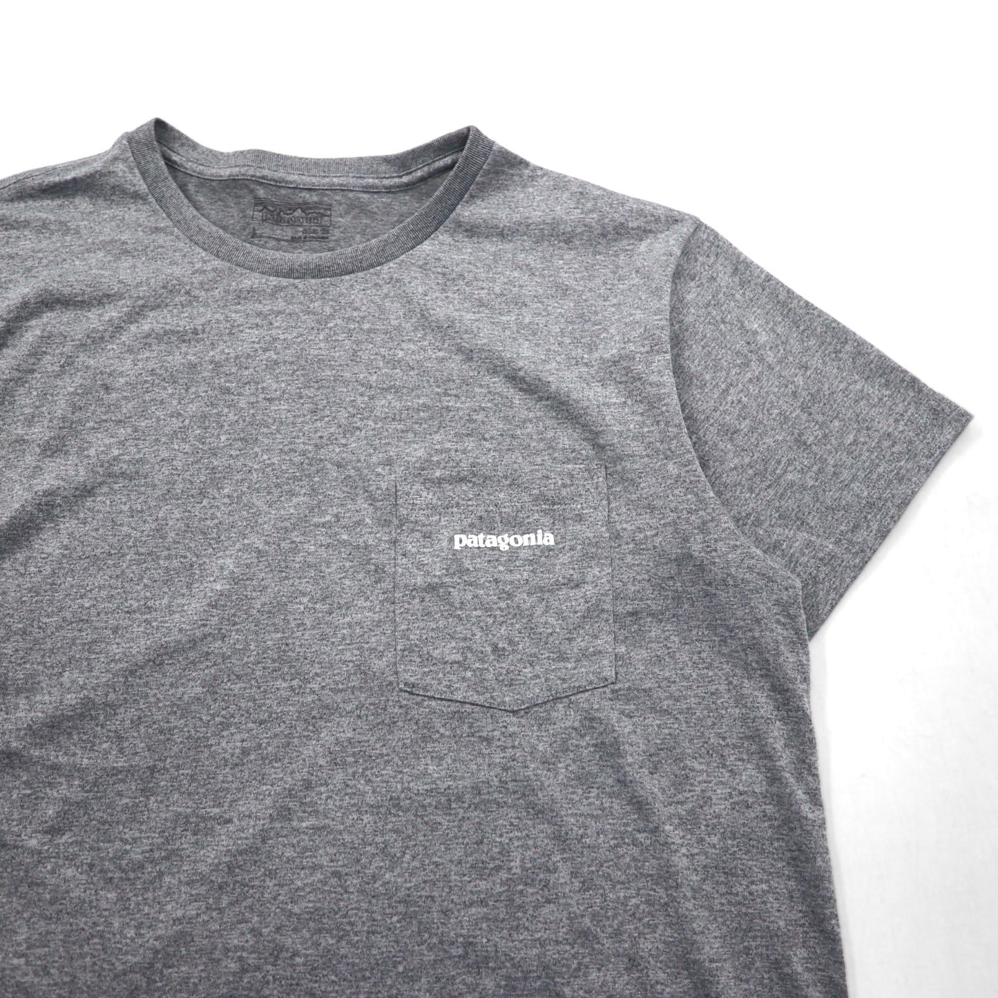 patagonia RESPONSIBLE TEE ポケット Tシャツ L グレー ポリエステル 39114
