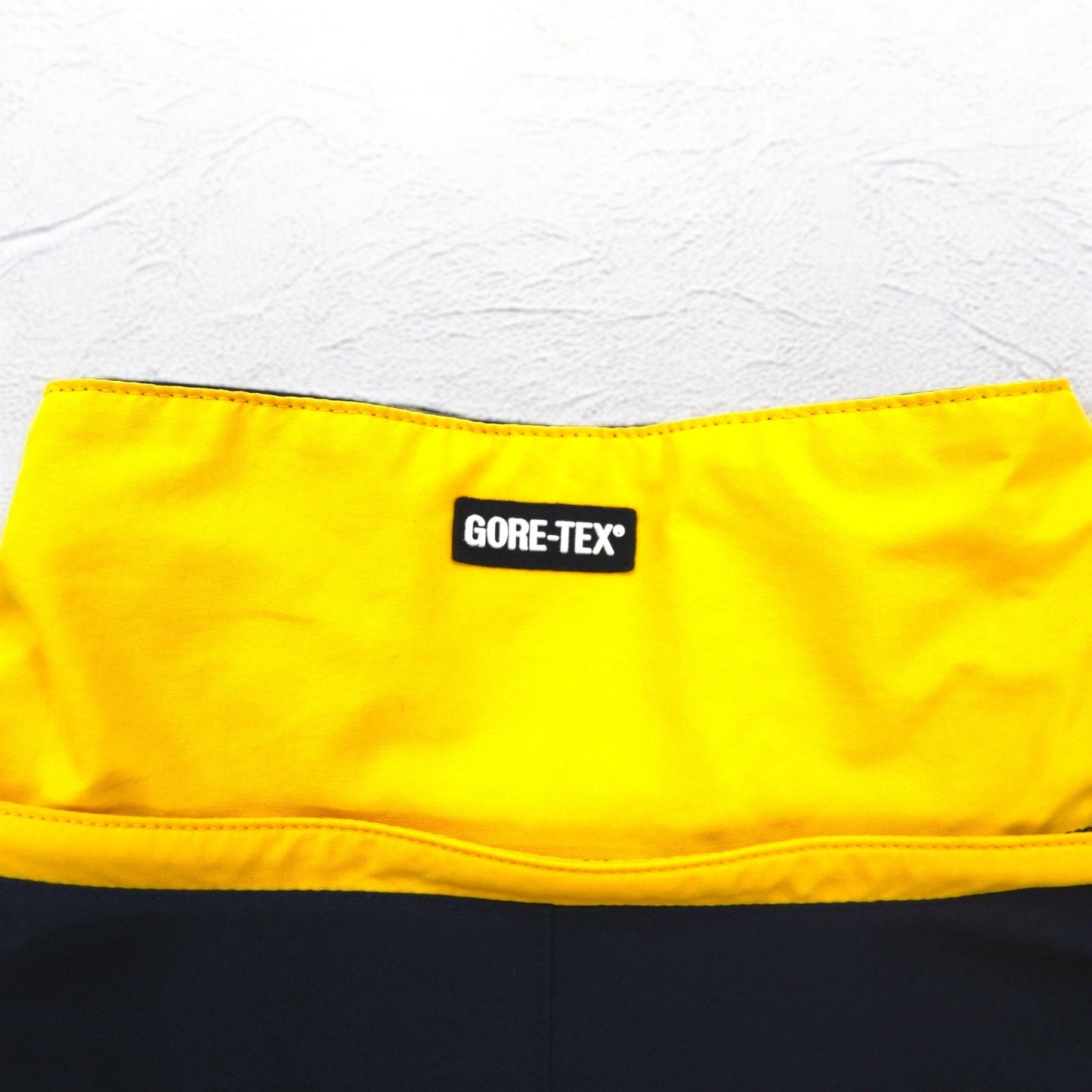 Eddie Bauer 90年代 EBTEK ゴアテックス GORE-TEX マウンテンパーカー L イエロー ドローコード フード着脱式