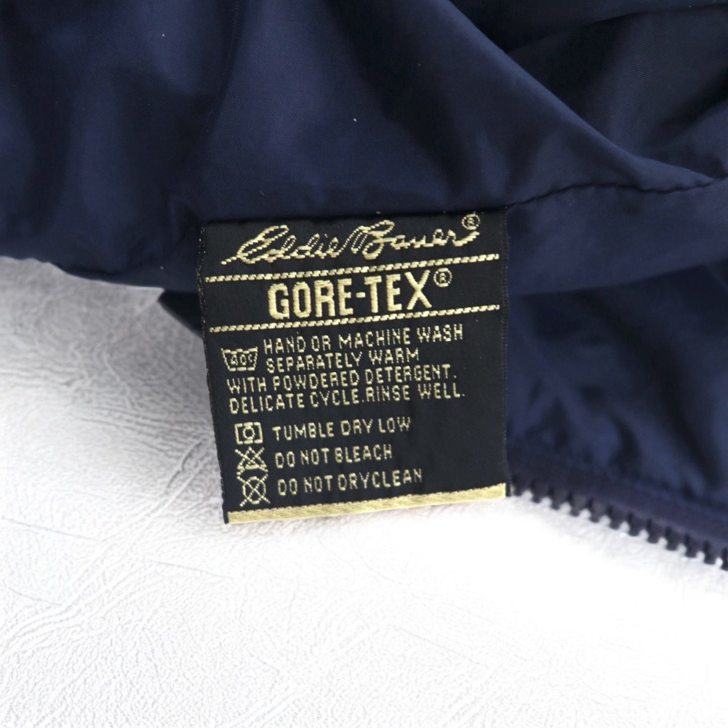 Eddie Bauer 90年代 EBTEK ゴアテックス GORE-TEX マウンテンパーカー L イエロー ドローコード フード着脱式