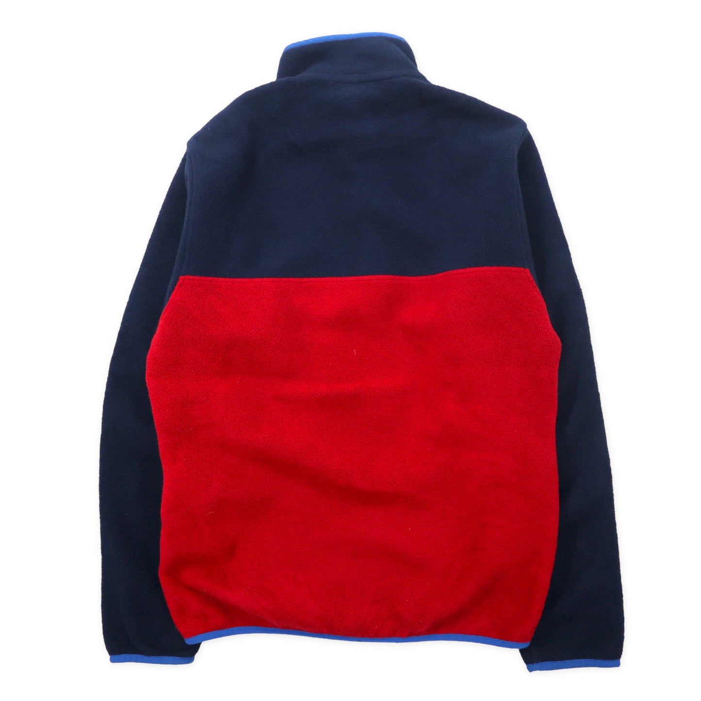 patagonia シンチラ スナップT ハーフスナップ プルオーバー フリースジャケット XS ネイビー レッド バイカラー ポリエステル 25580FA16
