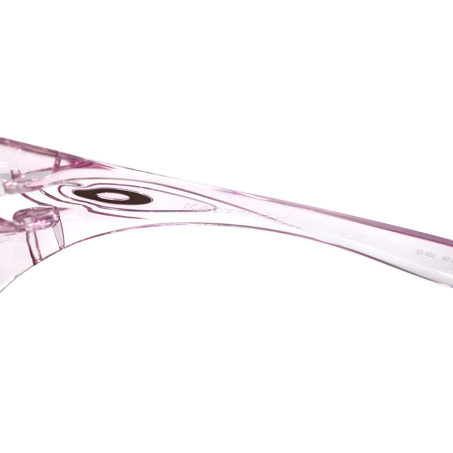 OAKLEY USA製 クリア サングラス スクエア スポーツ speechless 03-585 60-14