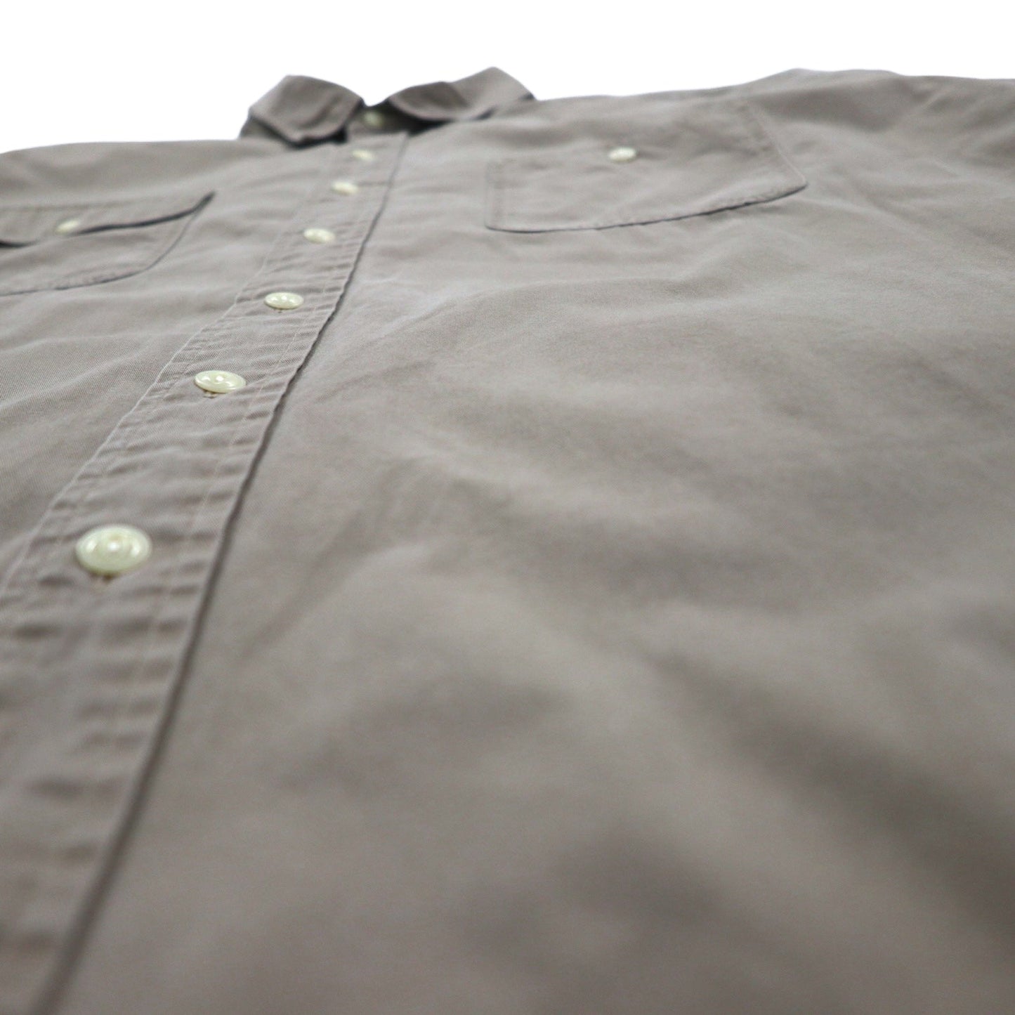 Polo by Ralph Lauren 90年代 ビッグサイズ 半袖 シャツ 2XL ベージュ コットン 胸ポケット