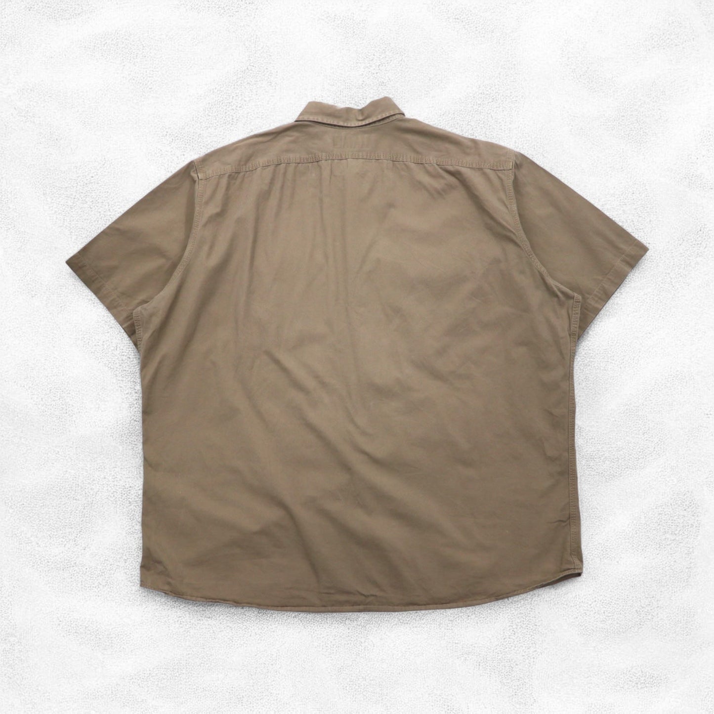 Polo by Ralph Lauren 90年代 ビッグサイズ 半袖 シャツ 2XL ベージュ コットン 胸ポケット