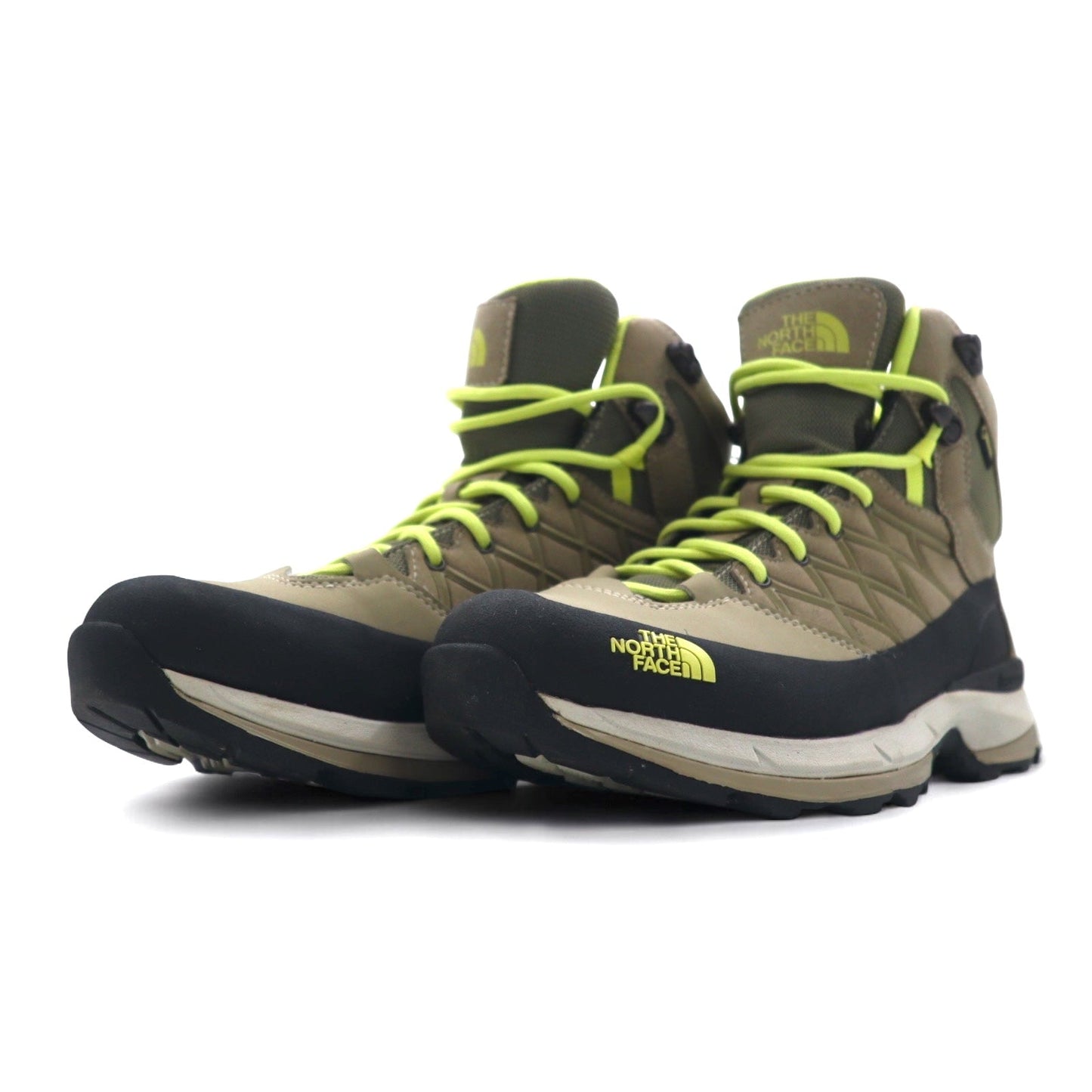 THE NORTH FACE ゴアテックス GORE-TEX トレッキングブーツ 24.5cm グレー 防水 WRECK II MID 638874