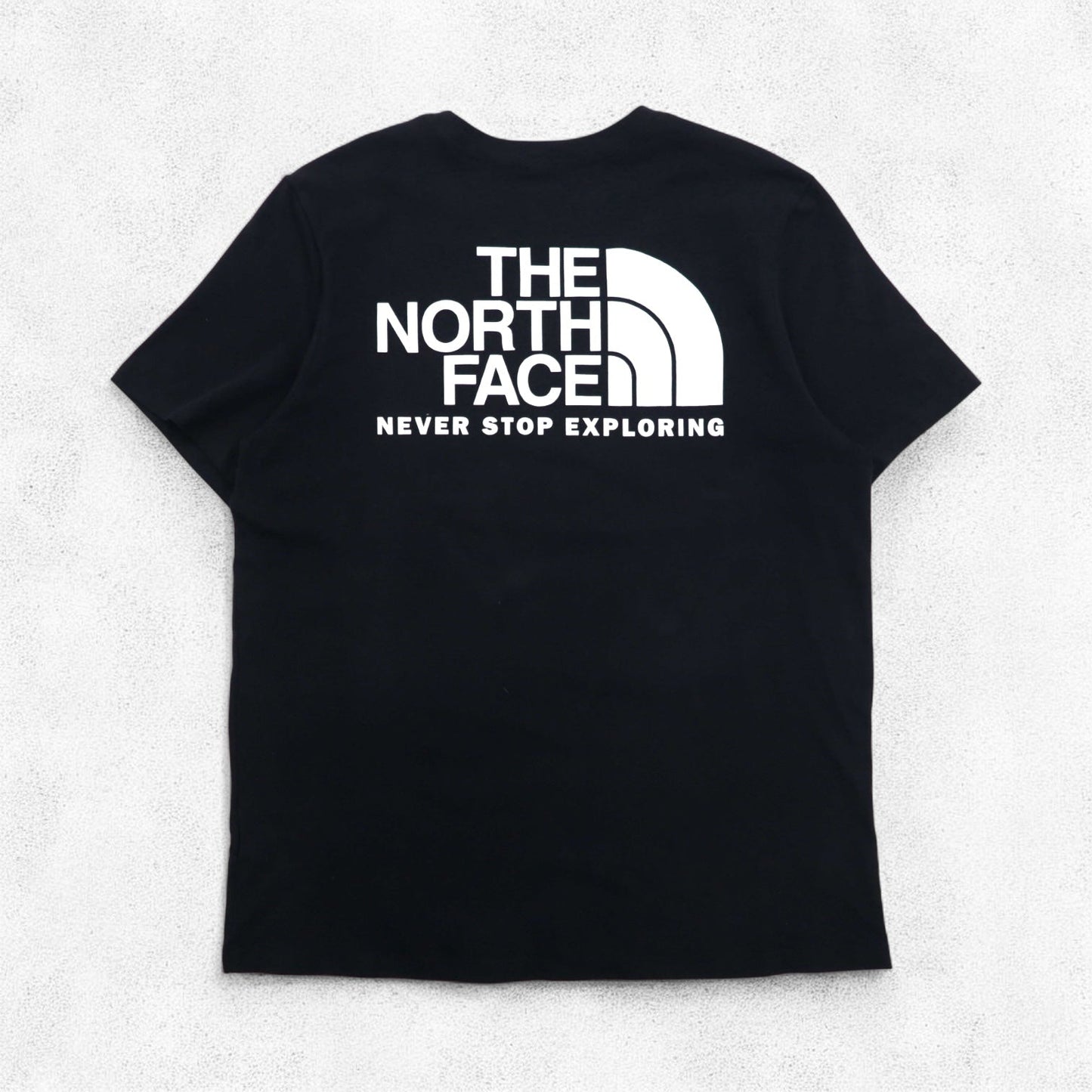 THE NORTH FACE バックロゴプリント Tシャツ L ブラック コットン US規格