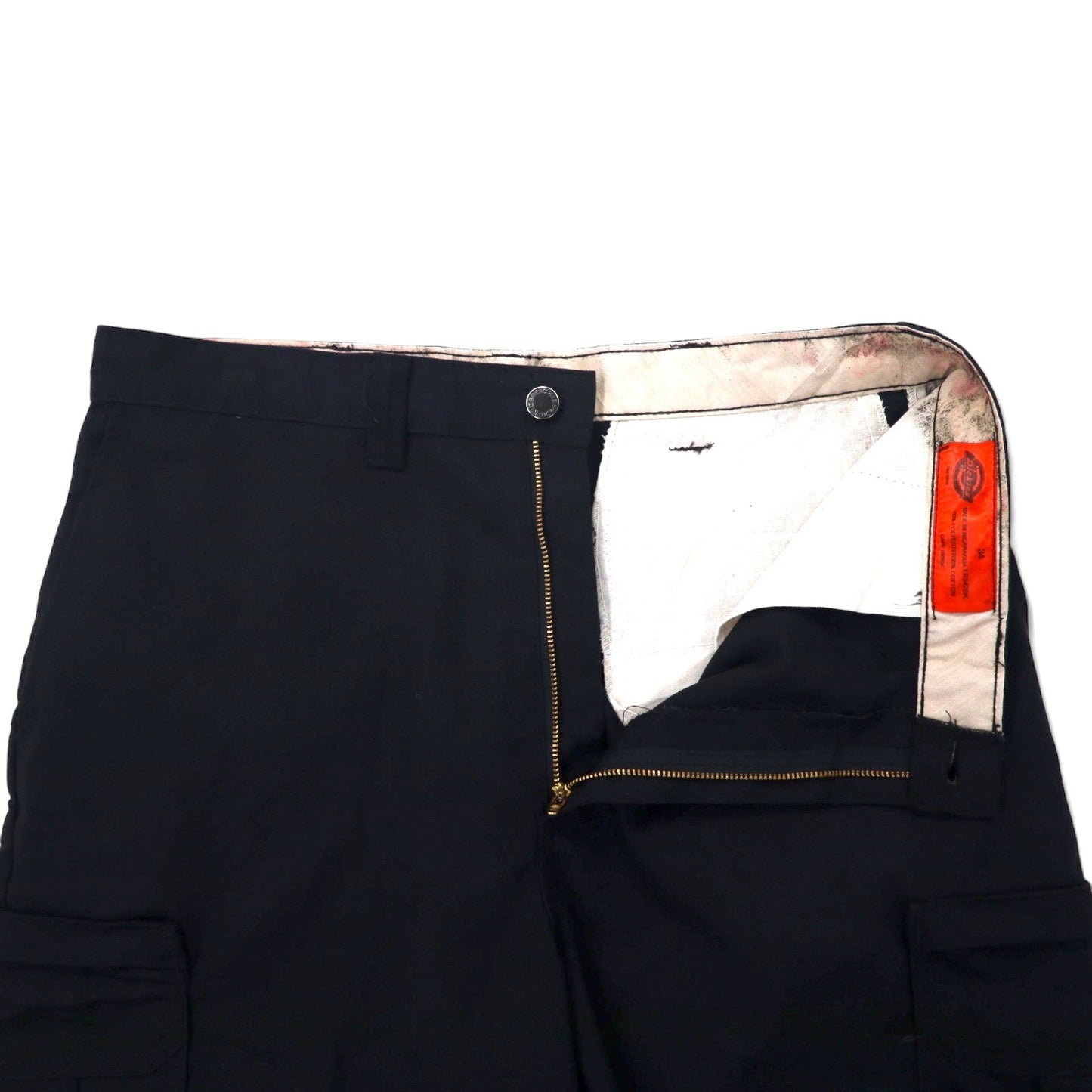 Dickies カーゴショーツ ハーフパンツ 34 ブラック ポリエステル Men's 11-inch Industrial Cargo Shorts LR542