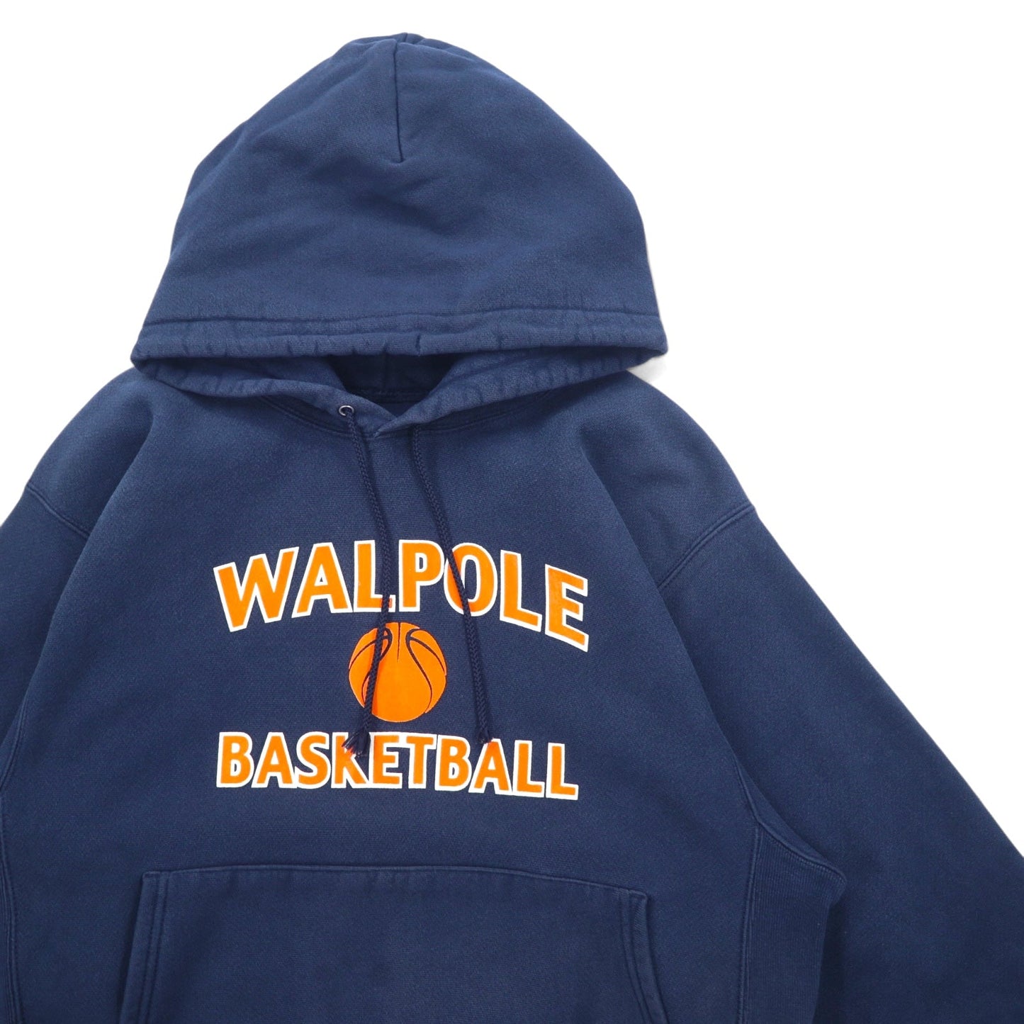 Champion PREMIUM リバースウィーブ REVERSE WEAVE プルオーバー パーカー M ネイビー コットン WALPOLE BASKETBALL エルサルバドル製