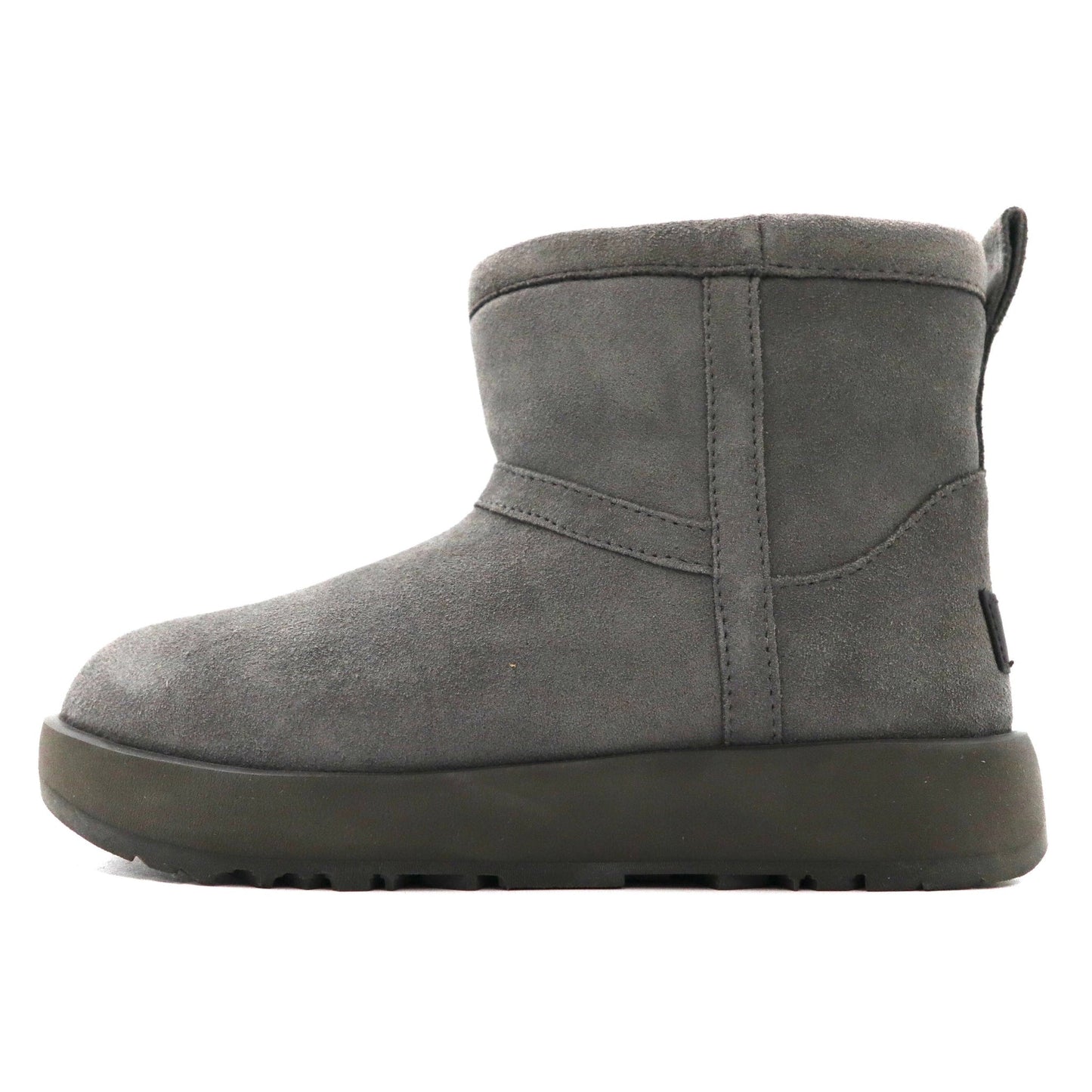 UGG ショート ムートンブーツ 22cm グレー 羊革 vibramソール 撥水加工 Classic Mini Waterproof 1019643