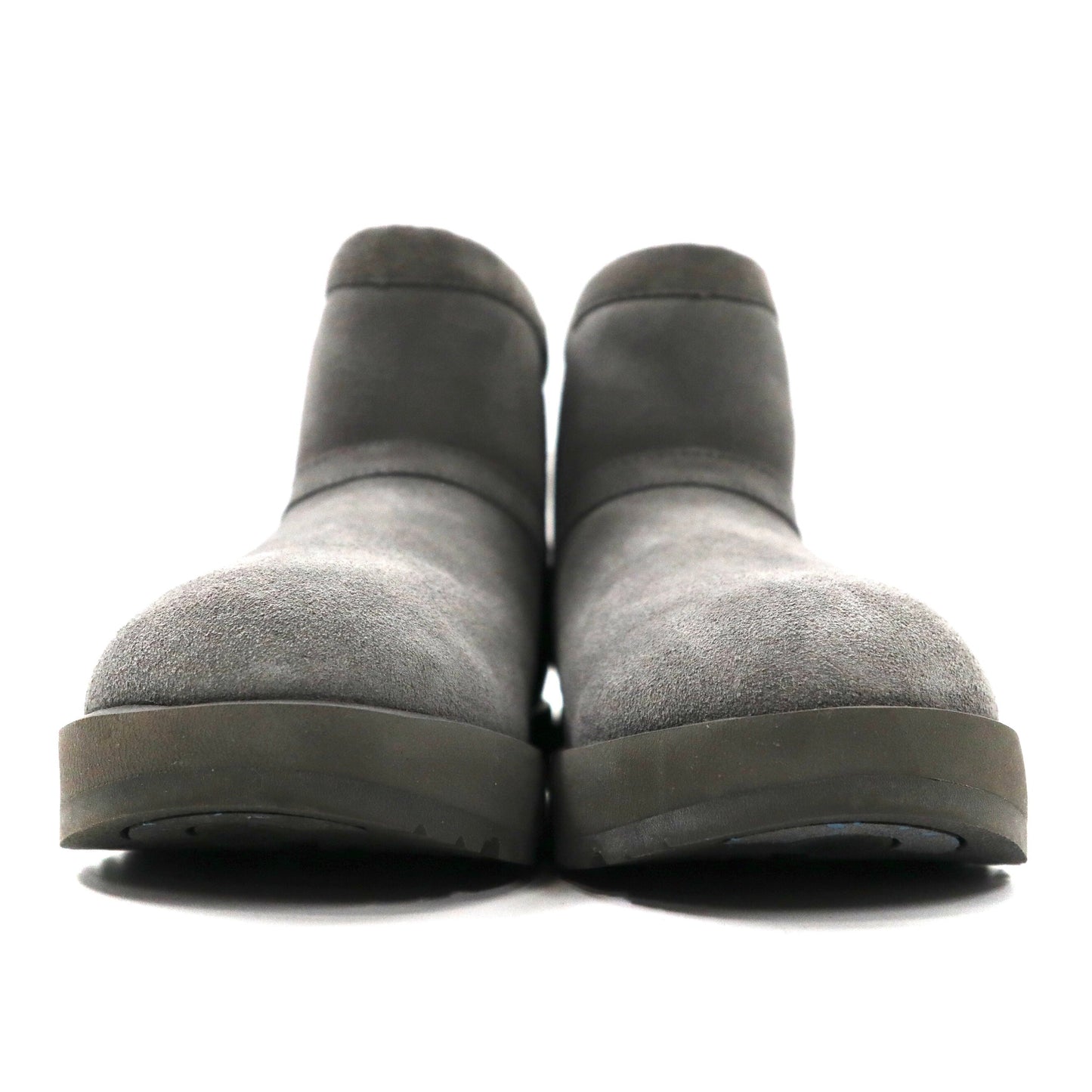 UGG ショート ムートンブーツ 22cm グレー 羊革 vibramソール 撥水加工 Classic Mini Waterproof 1019643