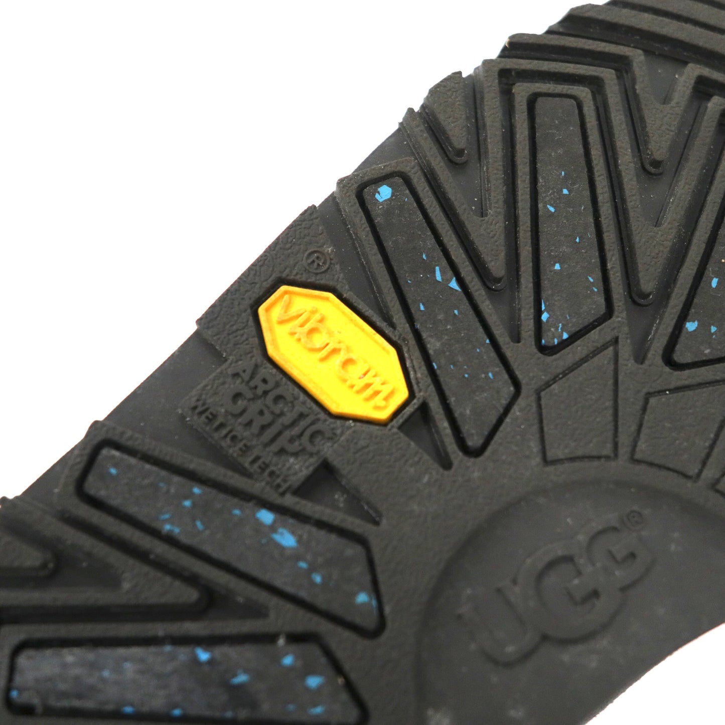 UGG ショート ムートンブーツ 22cm グレー 羊革 vibramソール 撥水加工 Classic Mini Waterproof 1019643