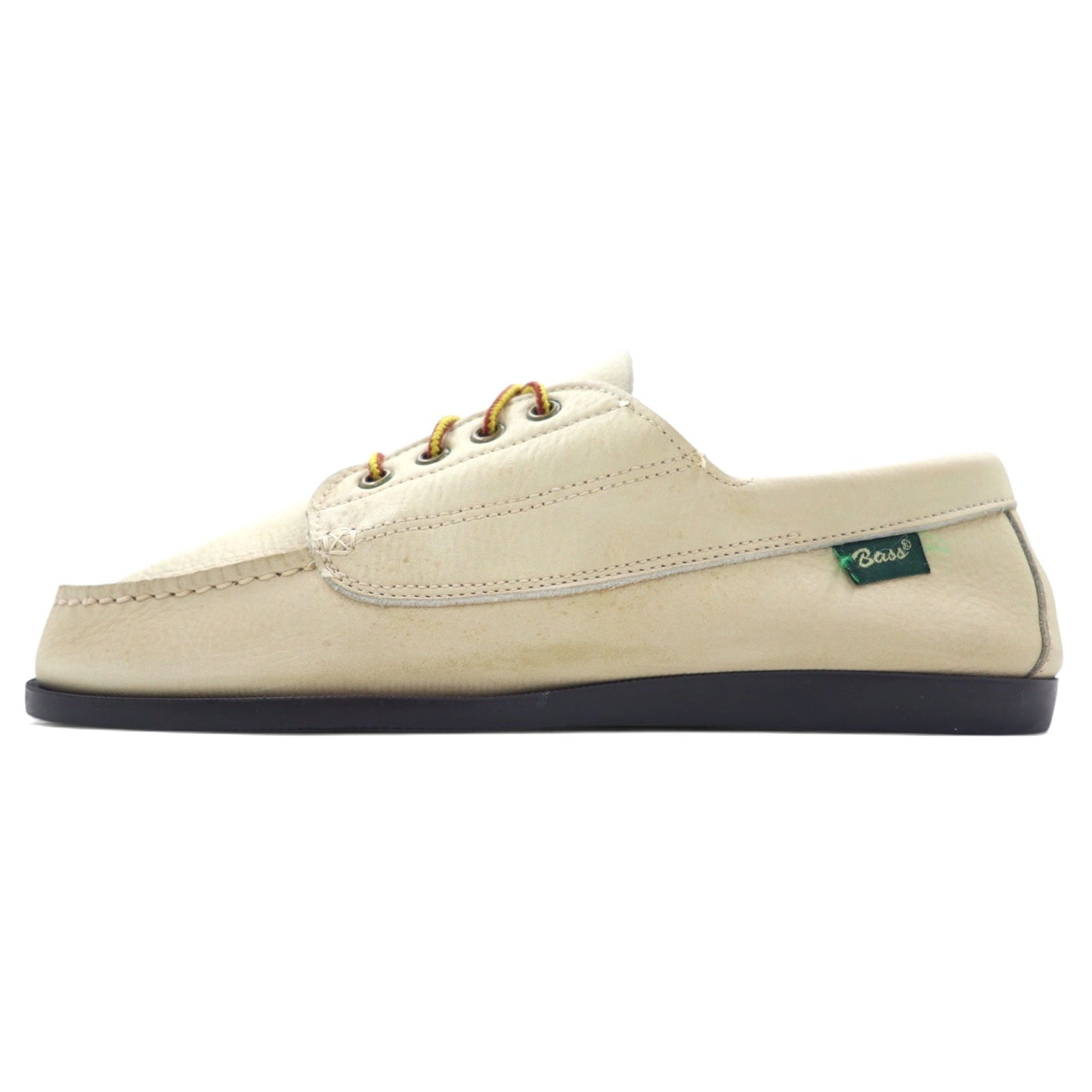 G.H.BASS デッキシューズ 28.5cm ベージュ レザー 1034