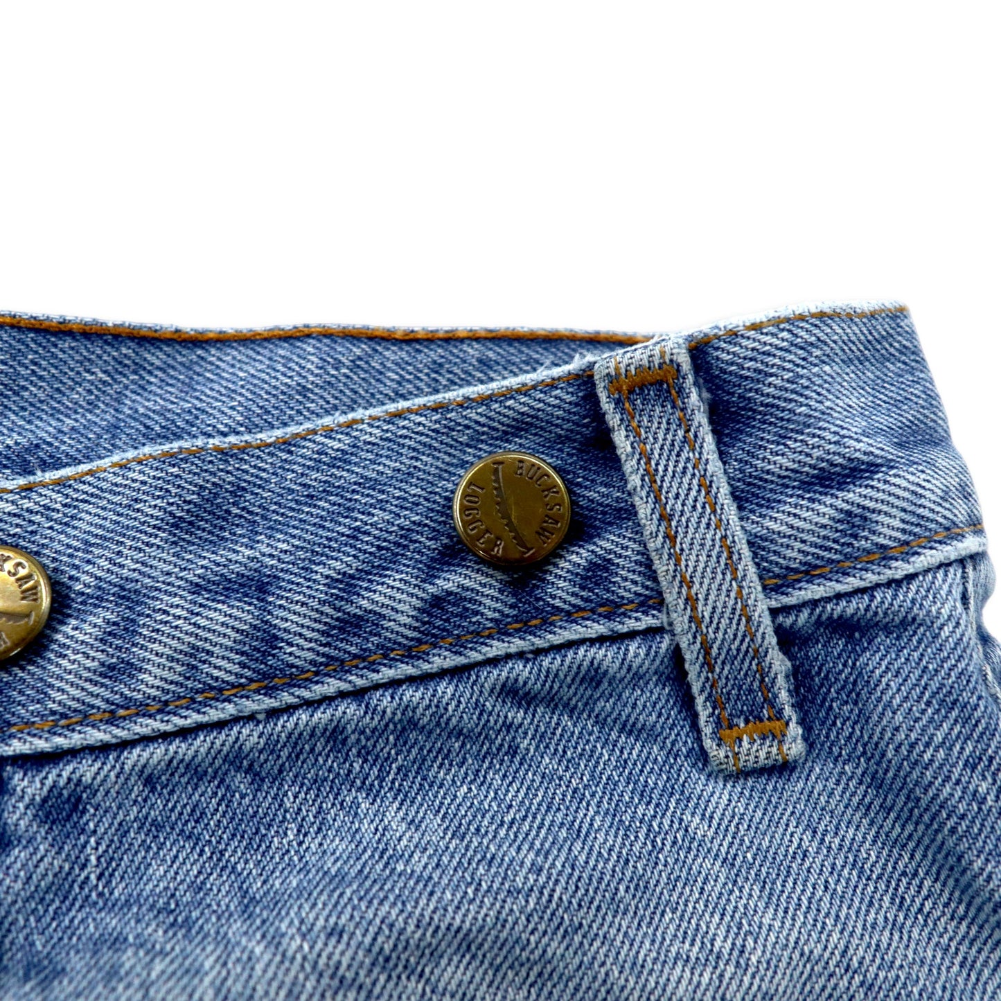 Levi's 550 リラックスフィット テーパード デニムパンツ 42 ブルー アイスウォッシュ サスペンダーボタン 550-4891 ビッグサイズ メキシコ製
