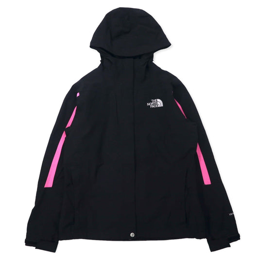 THE NORTH FACE マウンテンパーカー S ブラック ポリエステル HYVENT 防水 透湿 ジップインジップ搭載 ダブルジップ US企画