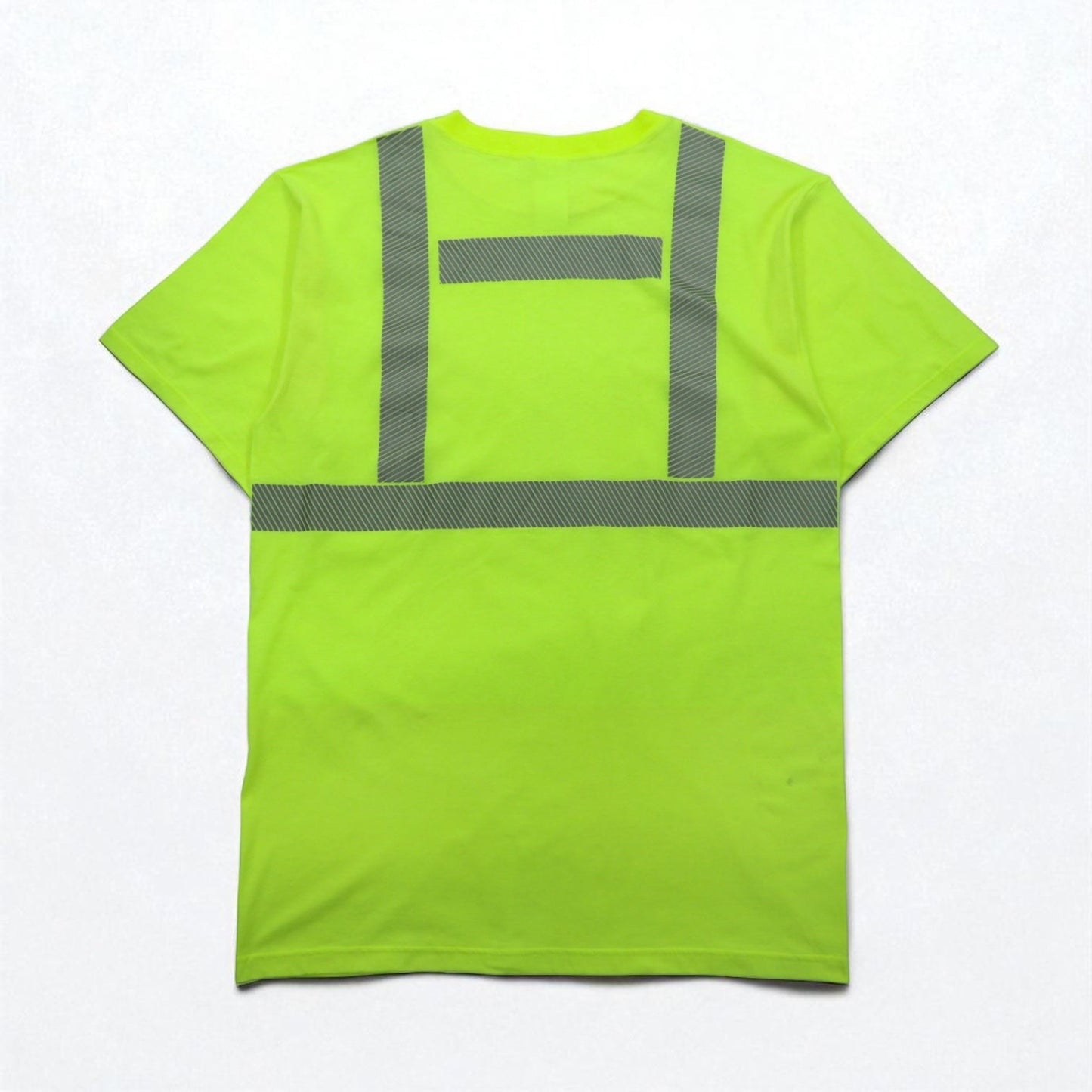 USA製 UNIQUE SOURCE リフレクター ワーク Tシャツ Safety Tee 3XL イエロー コットン ポリエステル