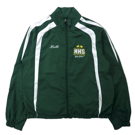Sport-Tek ナイロンジャケット M グリーン ポリエステル HHS ワンポイント刺繍