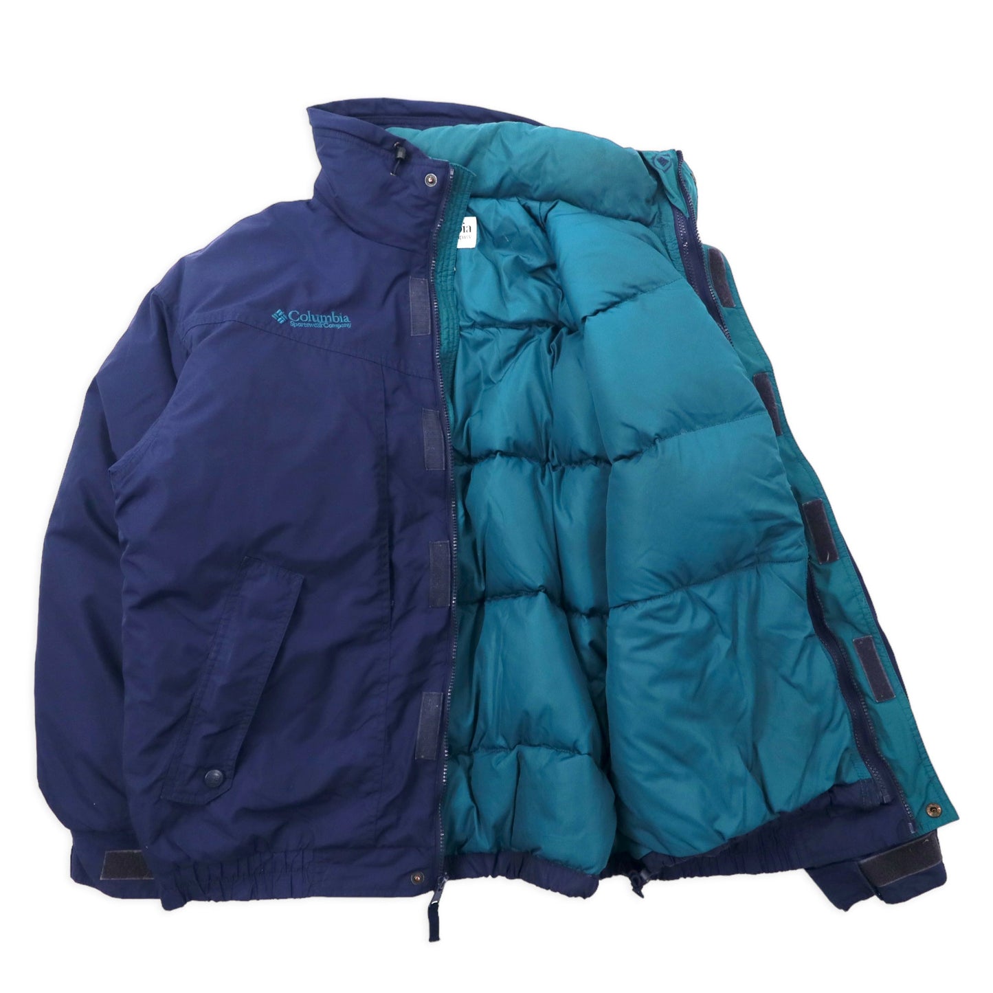 Columbia 3WAY セーリングジャケット LL ネイビー ナイロン 中綿ライナー 着脱式