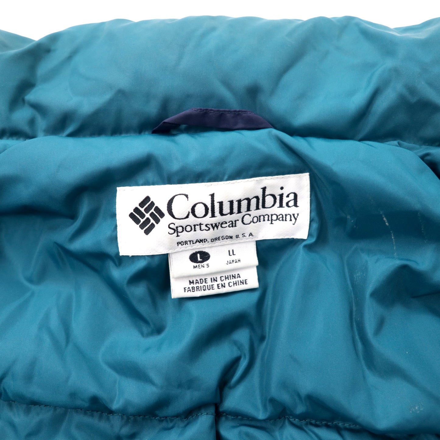 Columbia 3WAY セーリングジャケット LL ネイビー ナイロン 中綿ライナー 着脱式