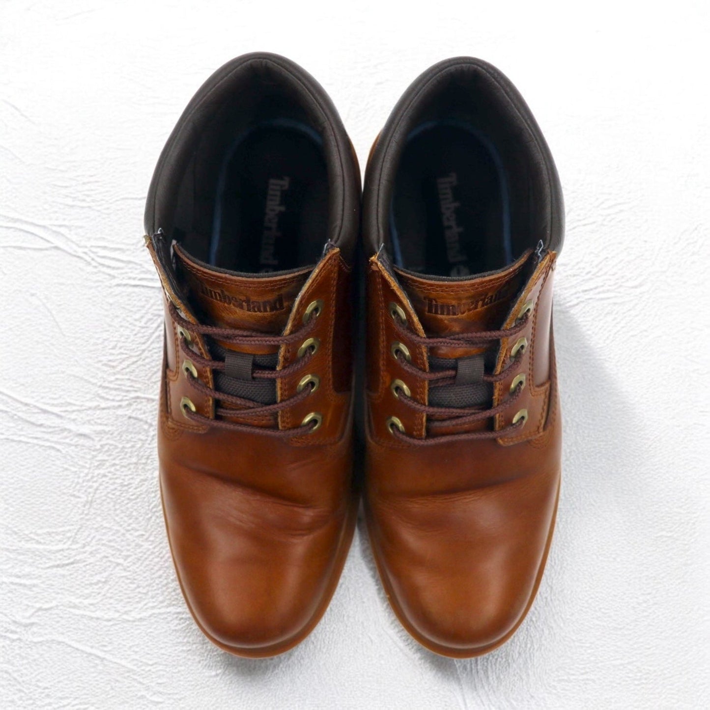 Timberland ベーシック オックスフォードブーツ 27cm ブラウン プレミアムフルグレインレザー DEFENDER加工 撥水 A1QWS