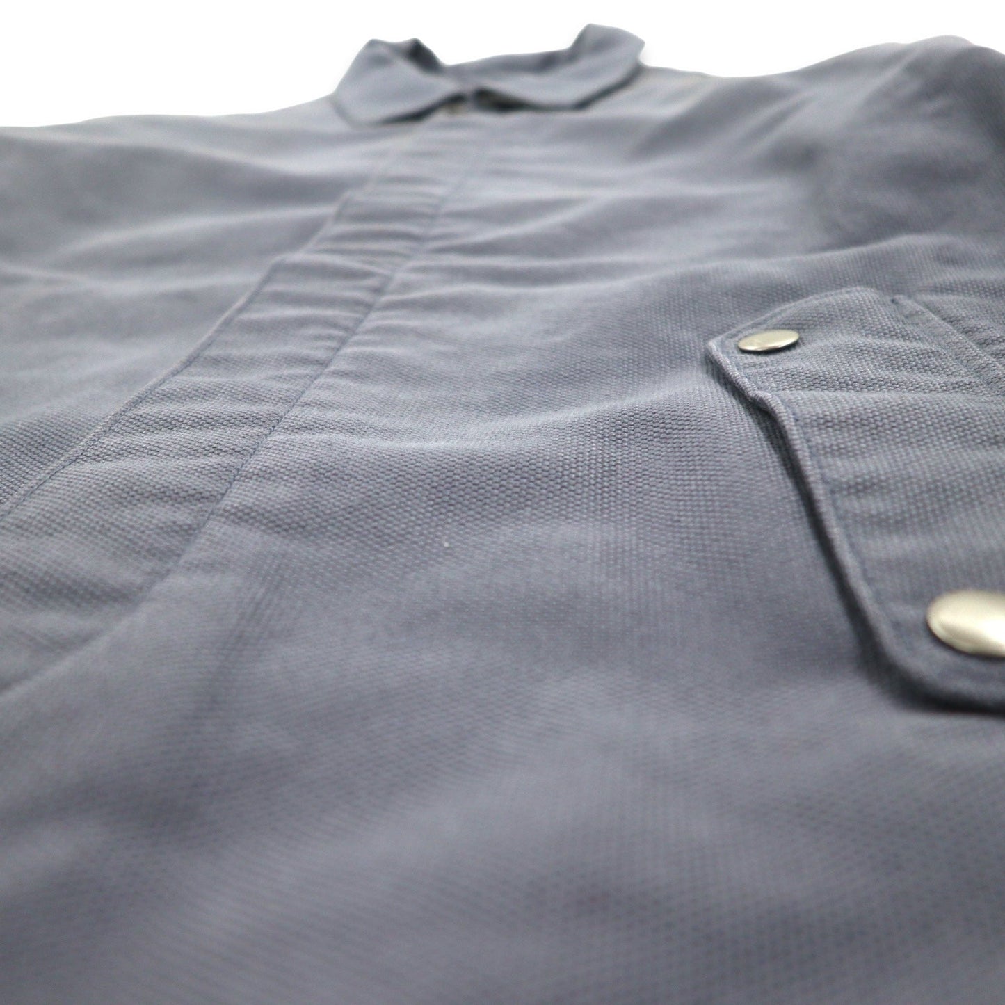 GAP オールドギャップ 00年代 ステンカラーコート L ネイビー コットン フラップポケット 356808 未使用品