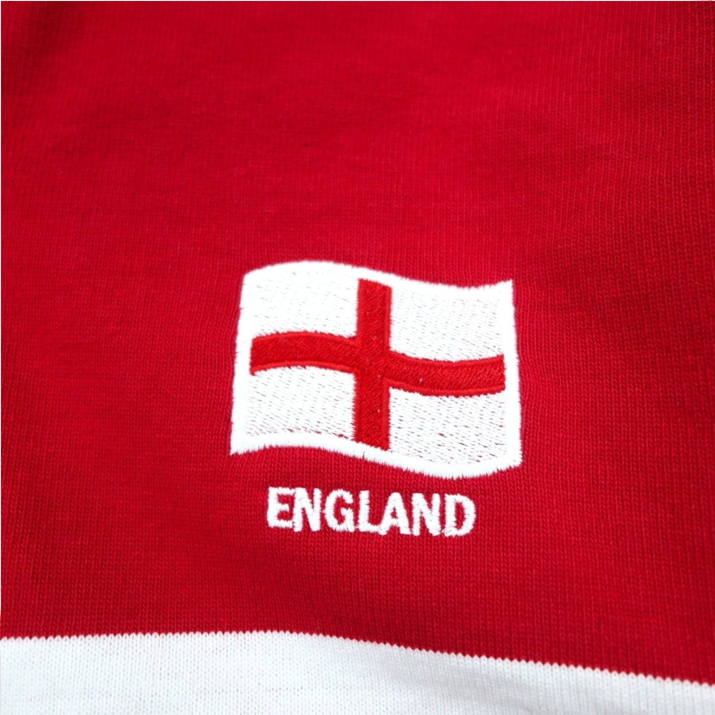 BARBARIAN カナダ製 ラガーシャツ XL レッド コットン ENGLAND 未使用品