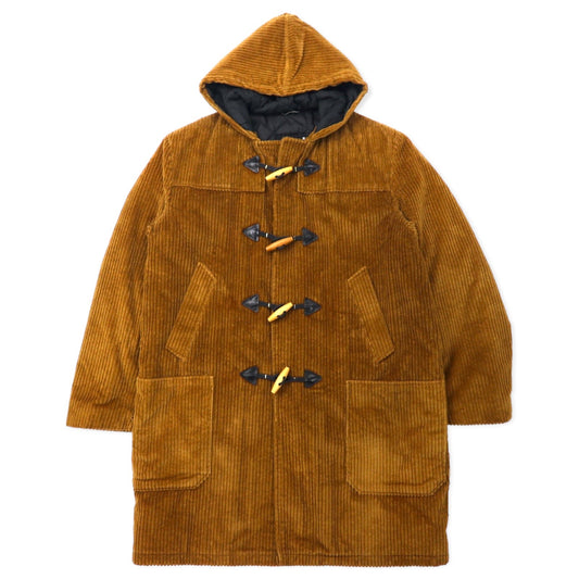 Schott USA製 コーデュロイ ダッフルコート 38 ブラウン コットン キルティングライナー