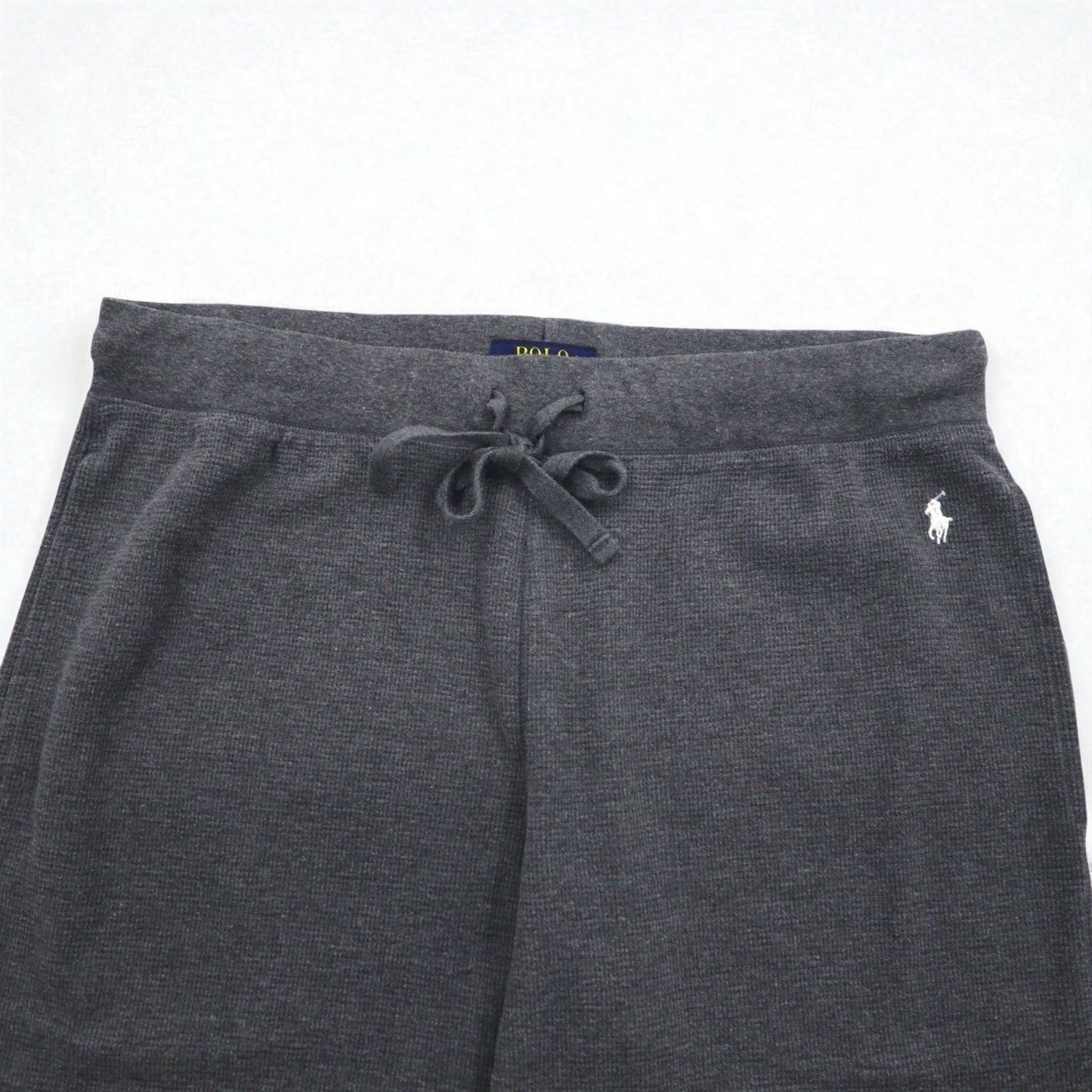 POLO RALPH LAUREN サーマル イージーパンツ ジョガーパンツ XL グレー スモールポニー刺繍 SLEEPWEAR