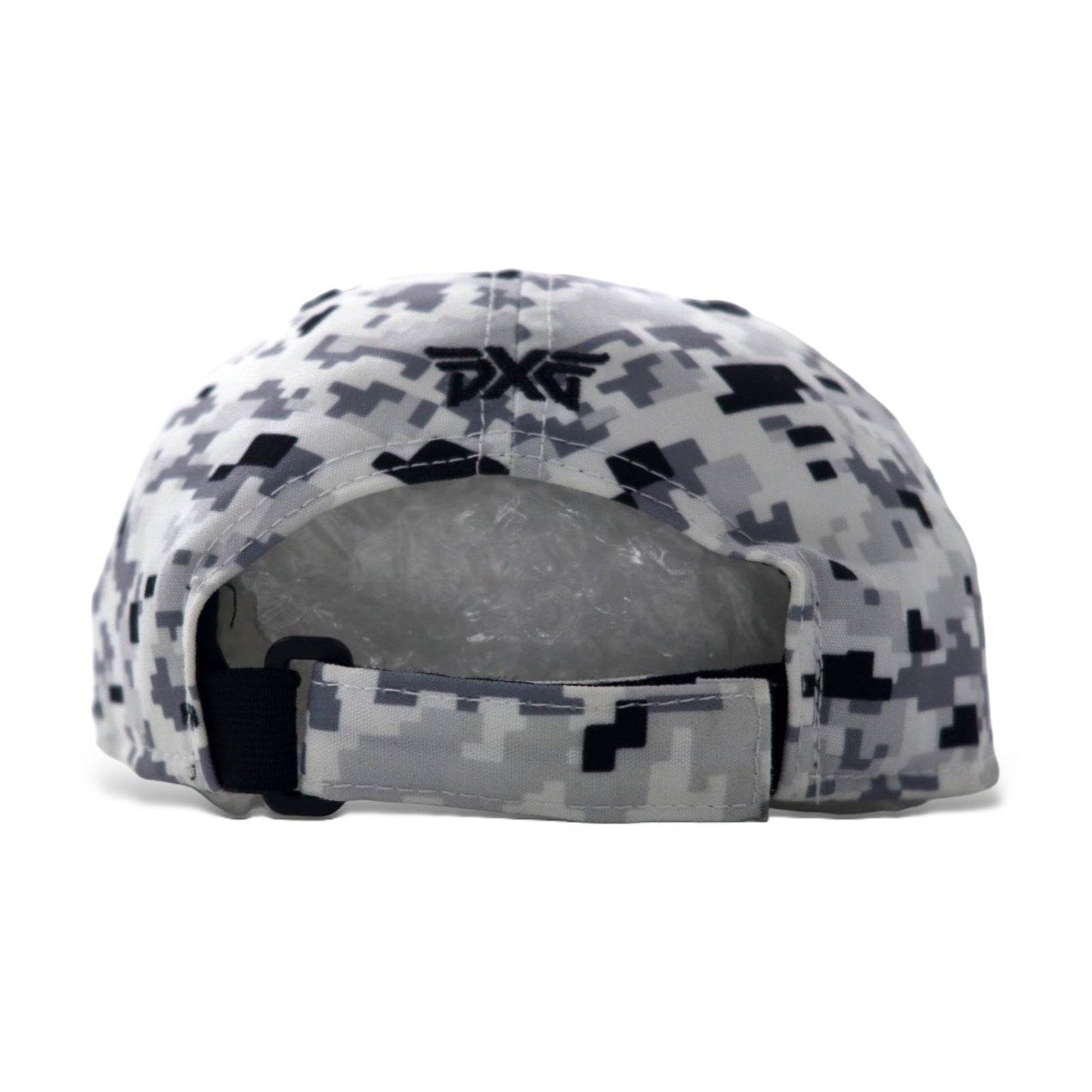 NEW ERA × PXG ベースボールキャップ ONE スナップバック グレー デジタルカモ ポリエステル ロゴプレート FAIRWAY CAMO 9TWENTY CAP