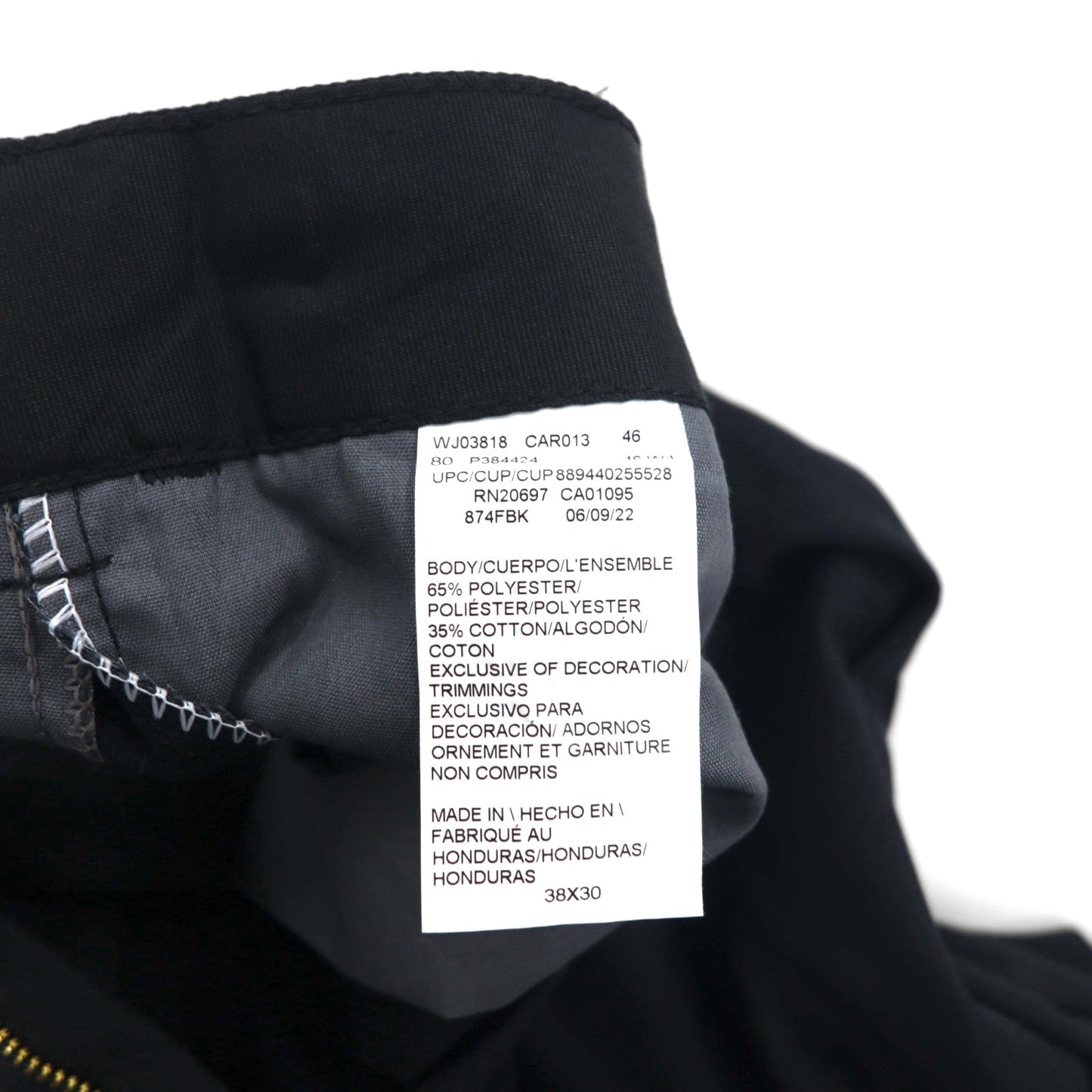 Dickies 874 フレックス チノ ワークパンツ Flex Work PANTS XL ブラック 874FBK 未使用品