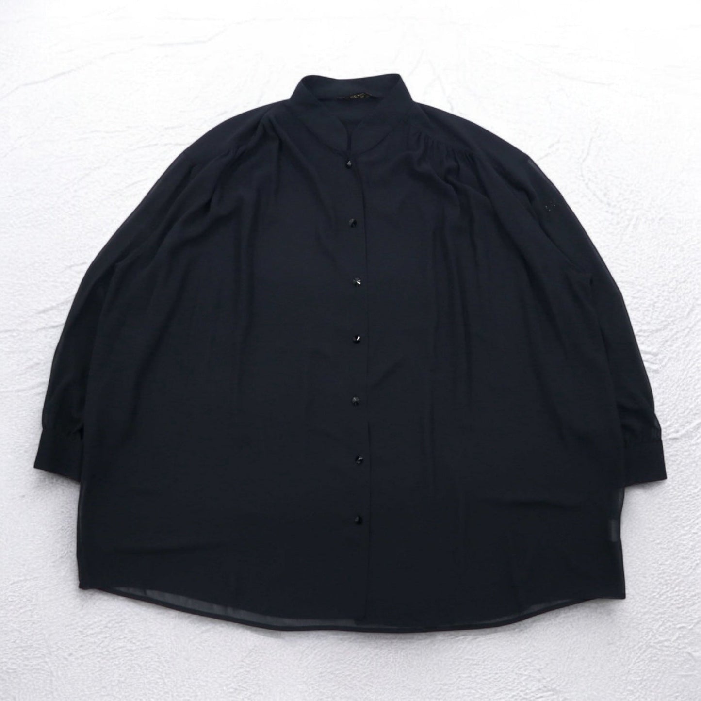伊太利屋 オーバーシャツ L ブラック ビッグサイズ La Moda GOJI 日本製