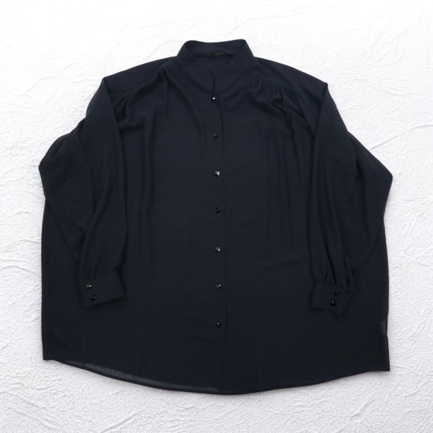 伊太利屋 オーバーシャツ L ブラック ビッグサイズ La Moda GOJI 日本製
