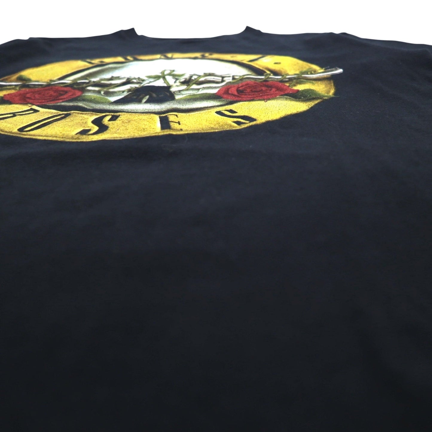 GUNS N' ROSES ガンズアンドローゼズ ヨーロッパ製 ロック バンド Tシャツ M ブラック コットン 両面プリント Cool Tee