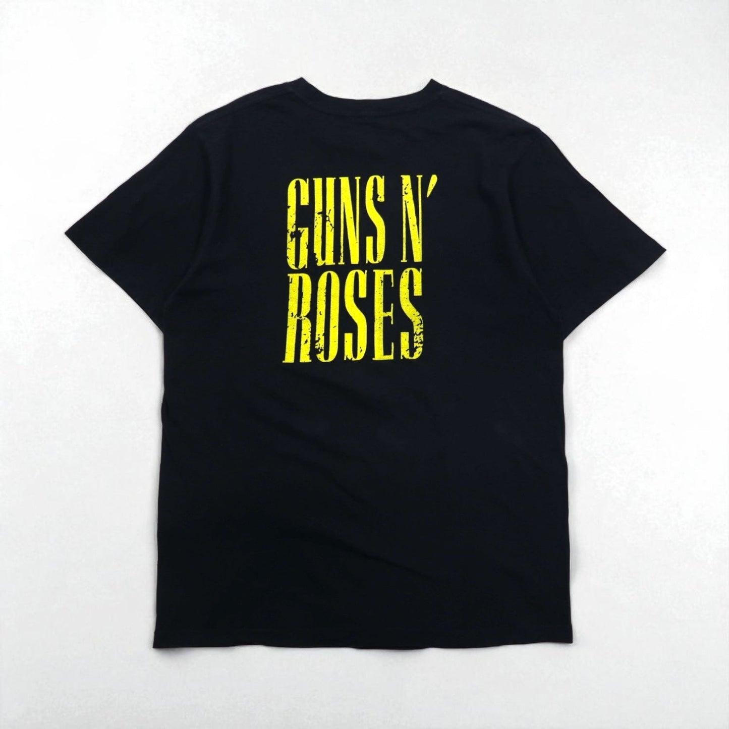 GUNS N' ROSES ガンズアンドローゼズ ヨーロッパ製 ロック バンド Tシャツ M ブラック コットン 両面プリント Cool Tee
