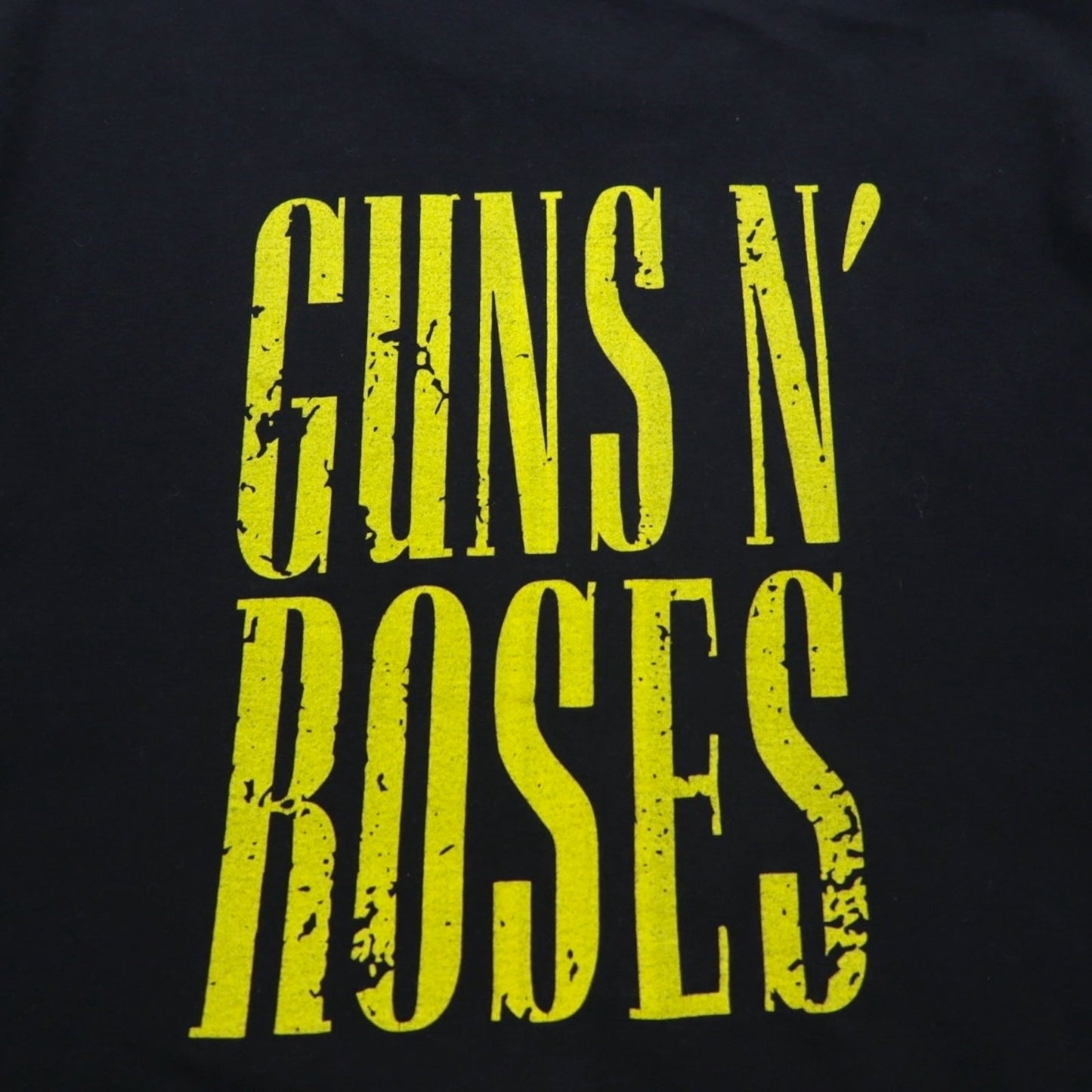 GUNS N' ROSES ガンズアンドローゼズ ヨーロッパ製 ロック バンド Tシャツ M ブラック コットン 両面プリント Cool Tee