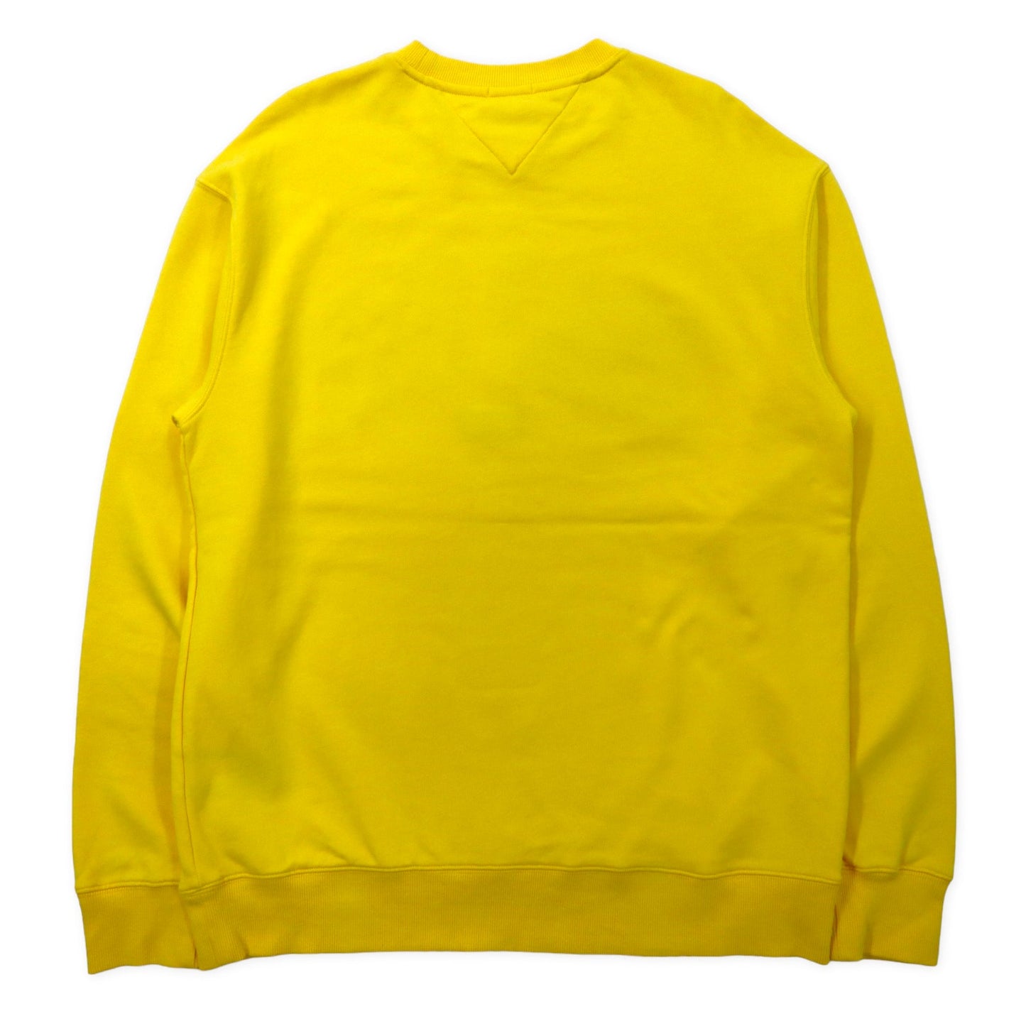 TOMMY JEANS クラシックロゴトレーナー スウェット L イエロー コットン RELAXED FIT ビッグサイズ DM0DM06261