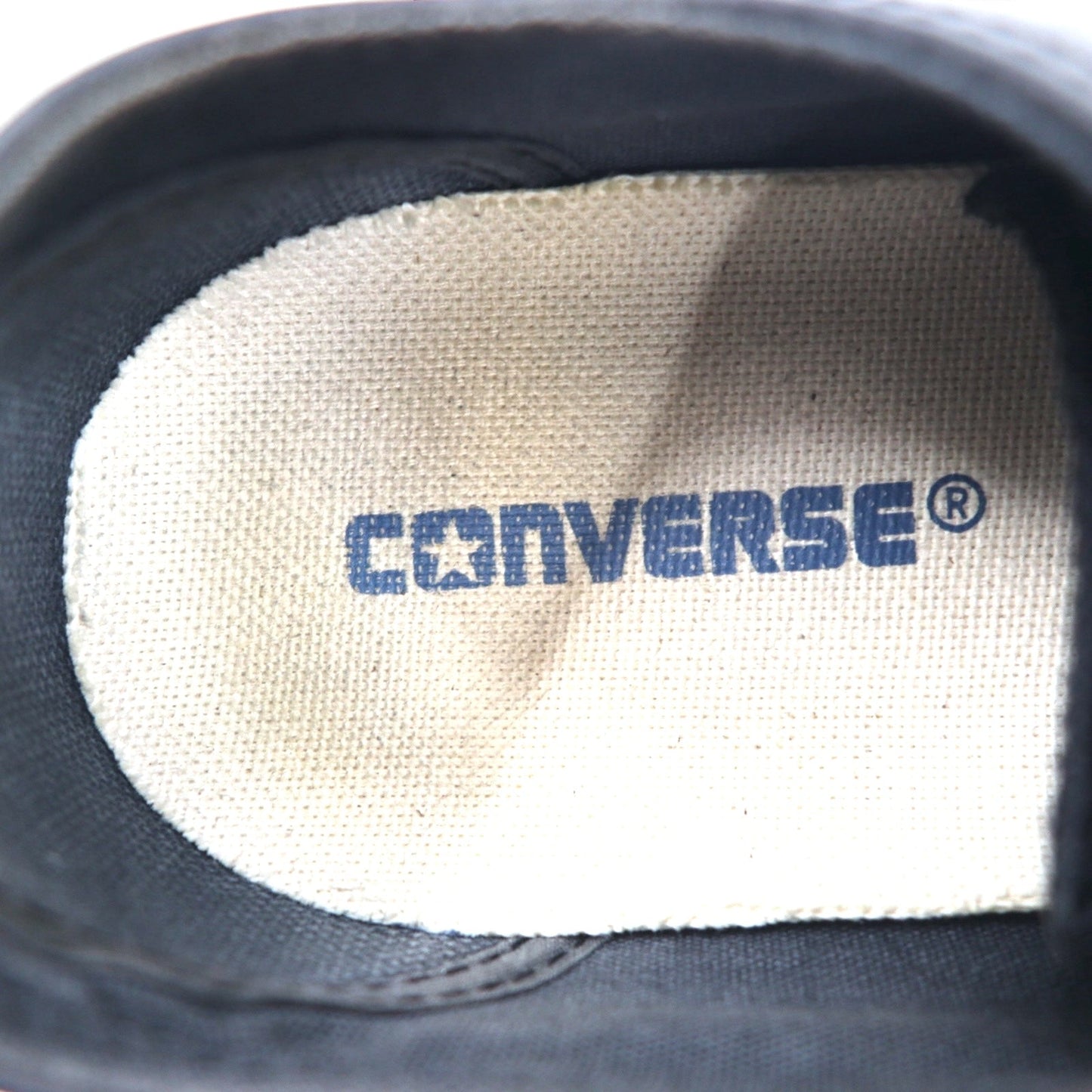 CONVERSE レザー オールスター ALL STAR OX スニーカー 26.5cm ブラック モノクローム 1C049