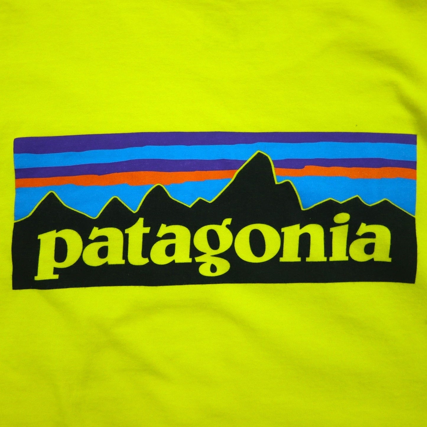 patagonia P-6ロゴ ポケット Tシャツ P-6 Logo Cotton Pocket T-Shirt M イエロー オーガニックコットン 38910