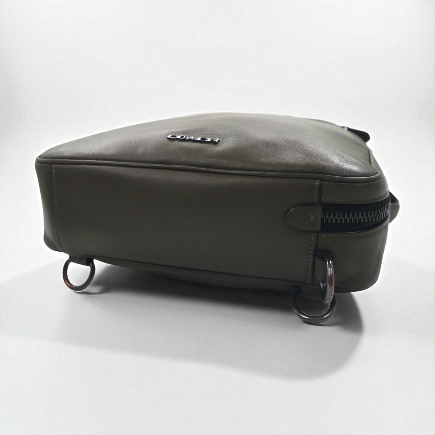 COACH グラハム コンバーチブル 3WAY バックパック ブリーフケース カーキ スムース カーフレザー C6877