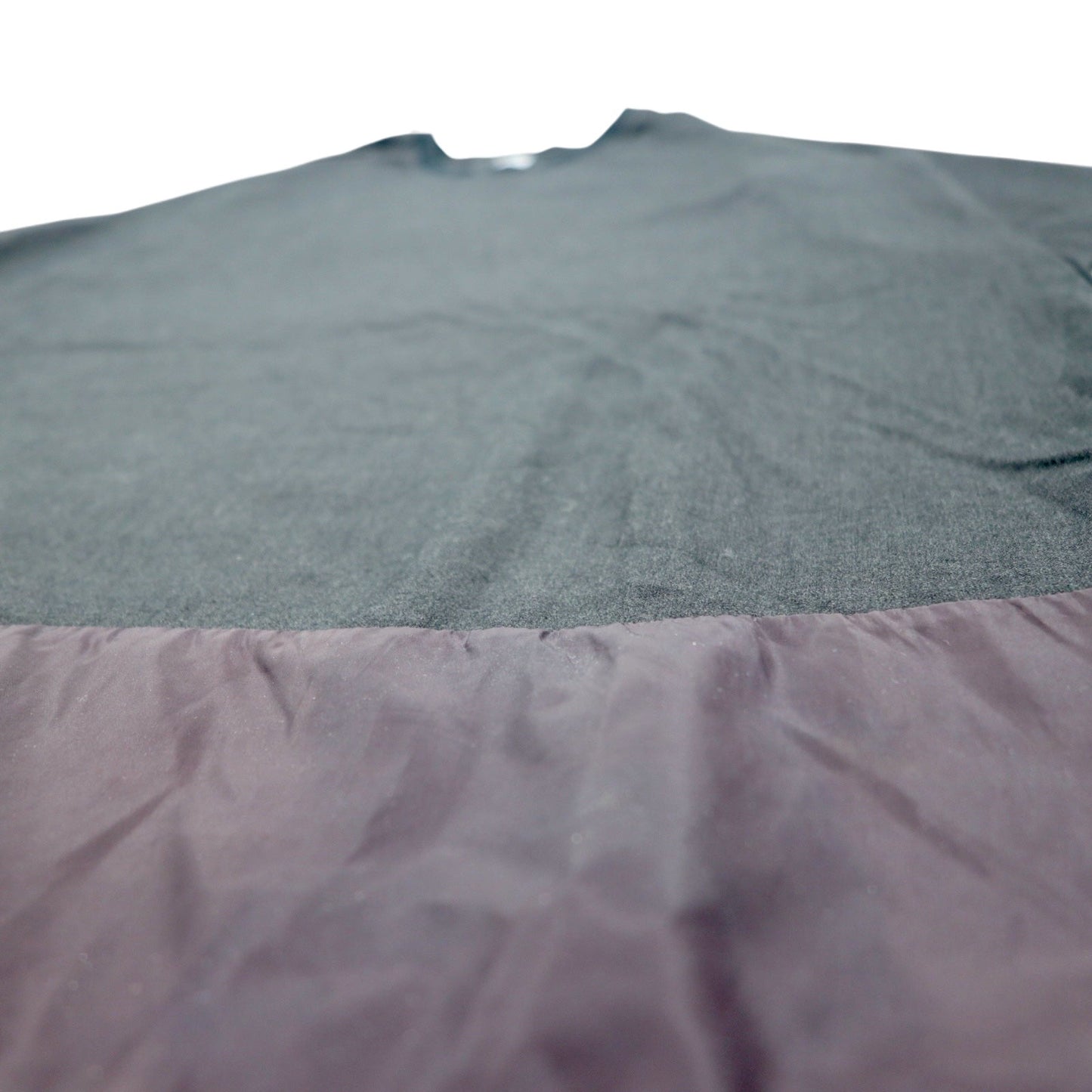 RYU ポンチョシャツ ドローコード Tシャツ FREE グレー ポリエステル レーヨン 異素材切り替え 日本製